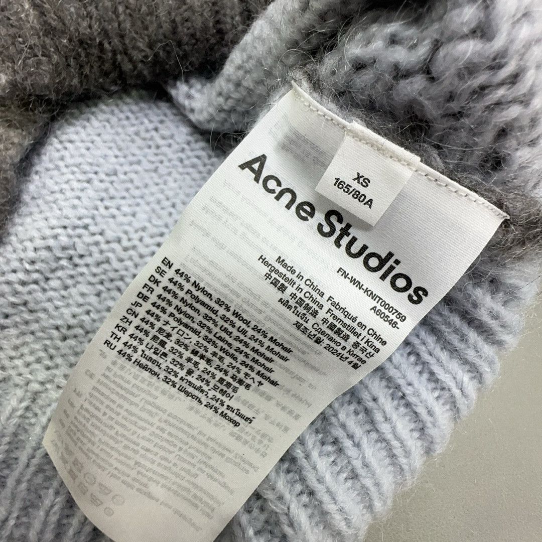 Acne Studios Acne Studios Spray Print Mohair Sweater XS Size XS / US 0-2 / IT 36-38 - 4 Thumbnail