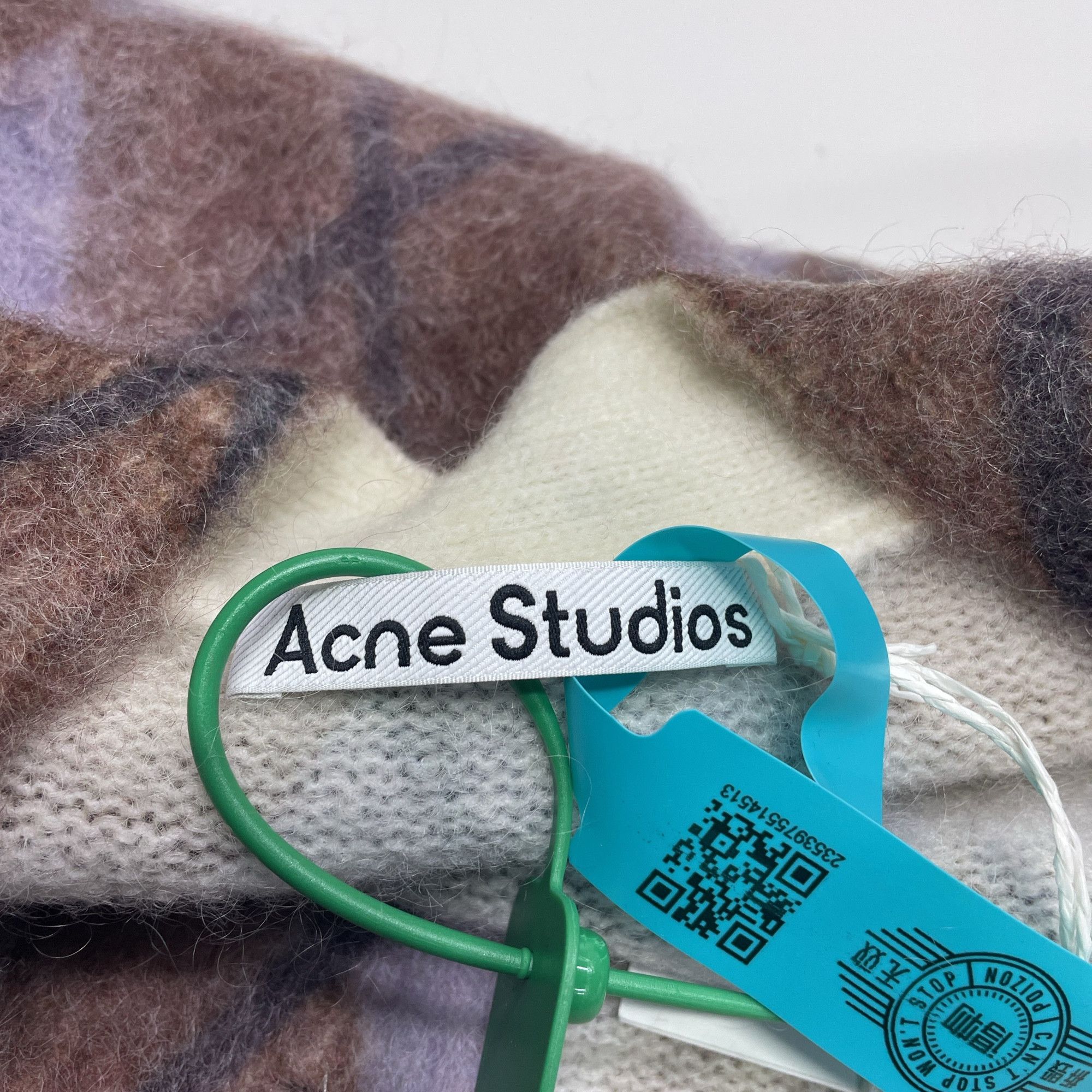 Acne Studios Acne Studios Plaid Mohair Blend Cardigan Size M Size M / US 6-8 / IT 42-44 - 3 Thumbnail
