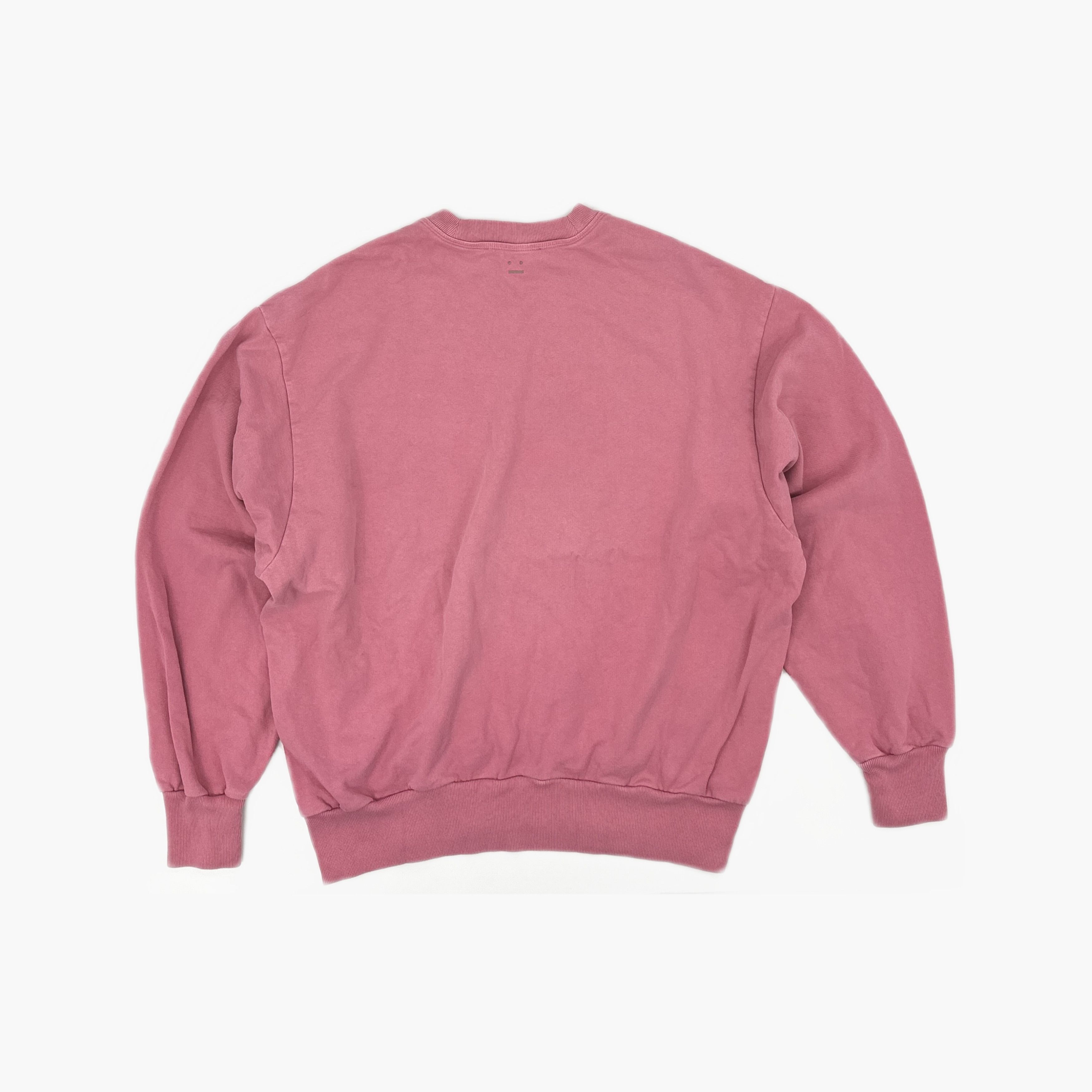 Acne Studios Acne Studios Bubblegum Pink Face Logo Sweatshirt M Size US M / EU 48-50 / 2 - 3 Thumbnail