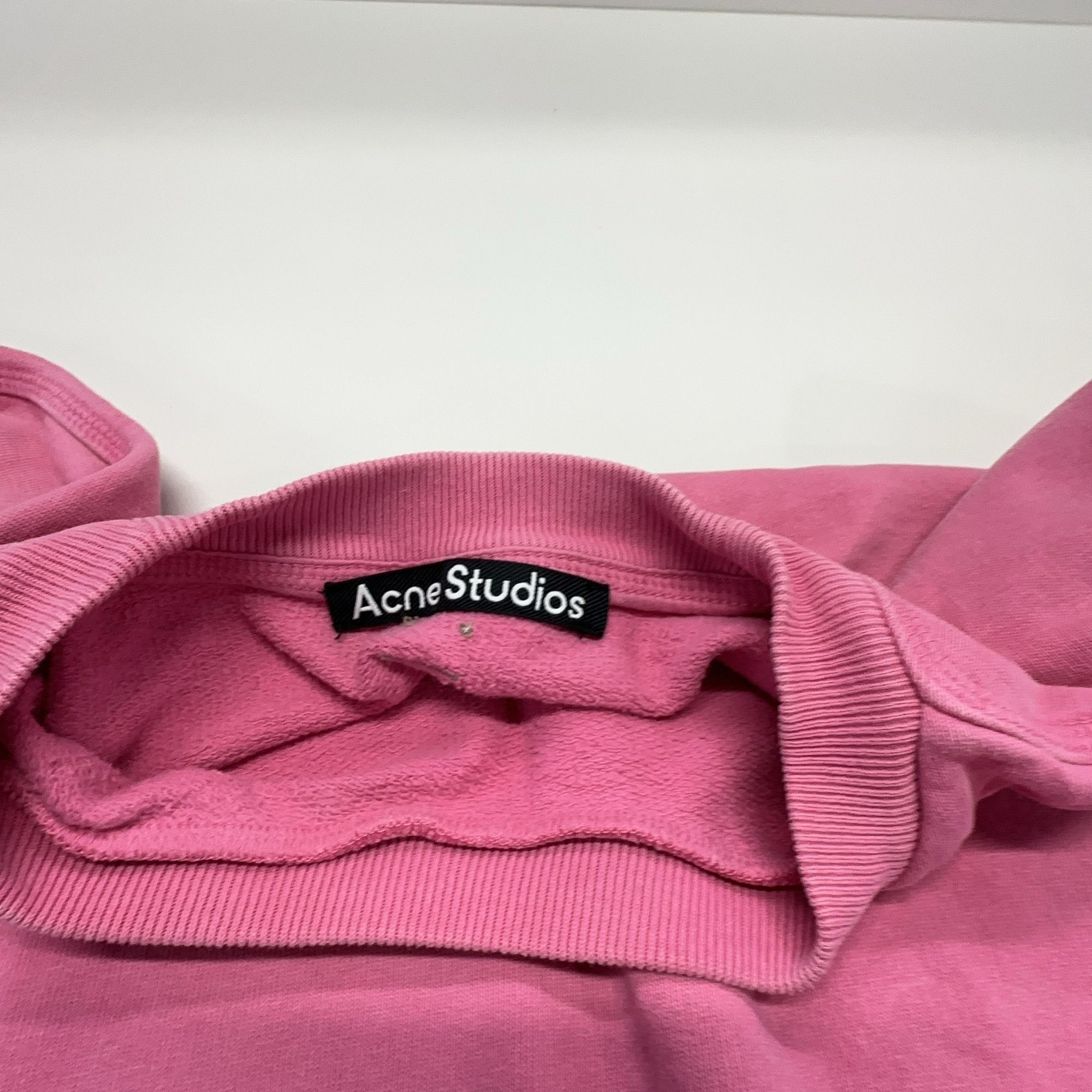 Acne Studios Acne Studios Bubblegum Pink Face Logo Sweatshirt M Size US M / EU 48-50 / 2 - 7 Thumbnail