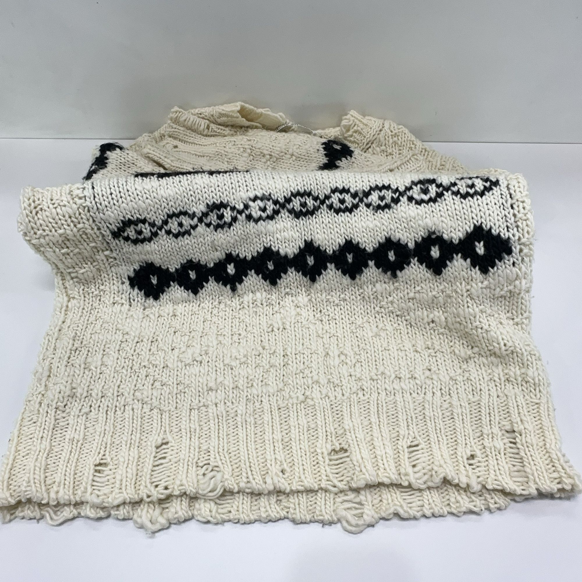 Acne Studios Acne Studios Distressed Squirrel Intarsia Sweater L Size L / US 10 / IT 46 - 10 Thumbnail