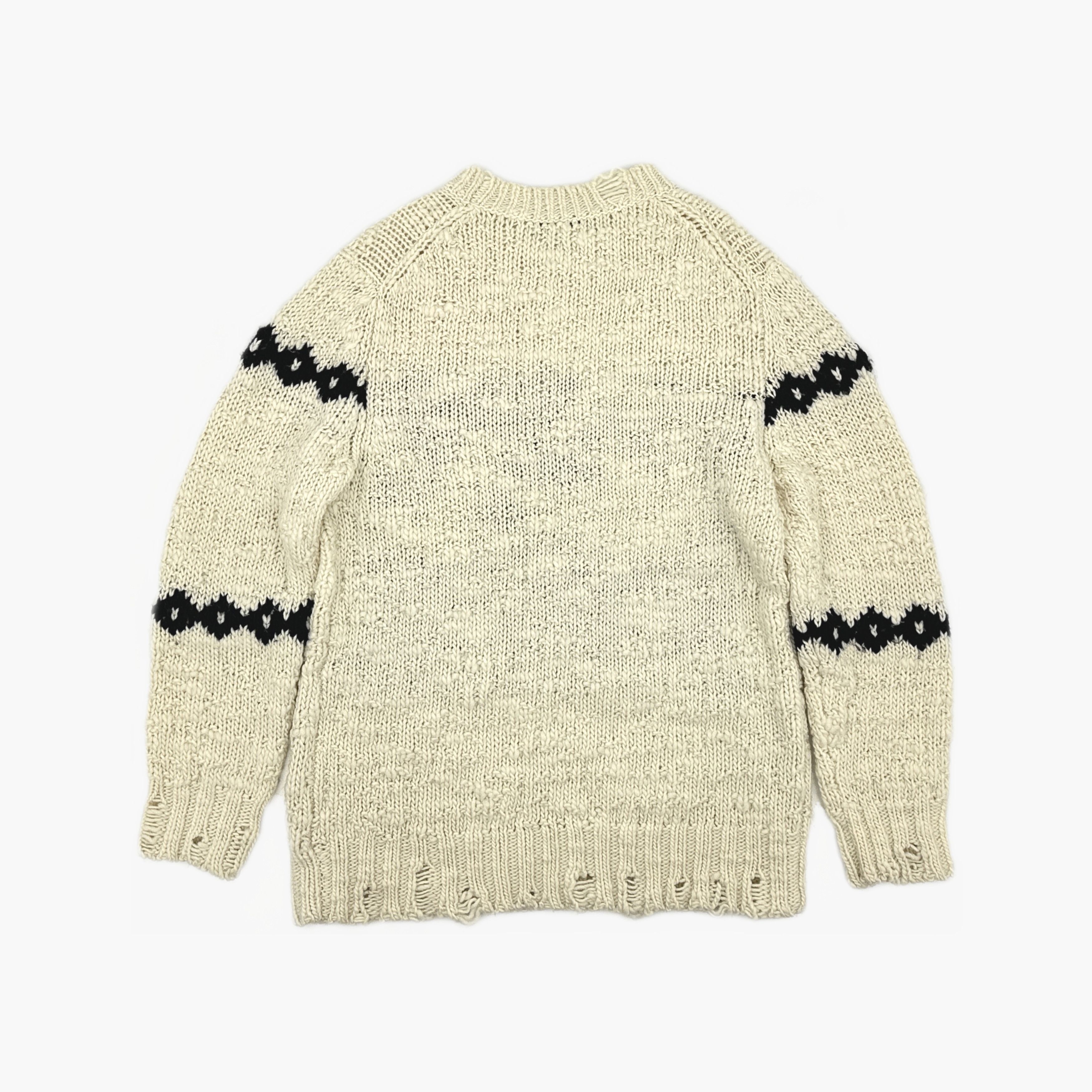 Acne Studios Acne Studios Distressed Squirrel Intarsia Sweater L Size L / US 10 / IT 46 - 3 Thumbnail