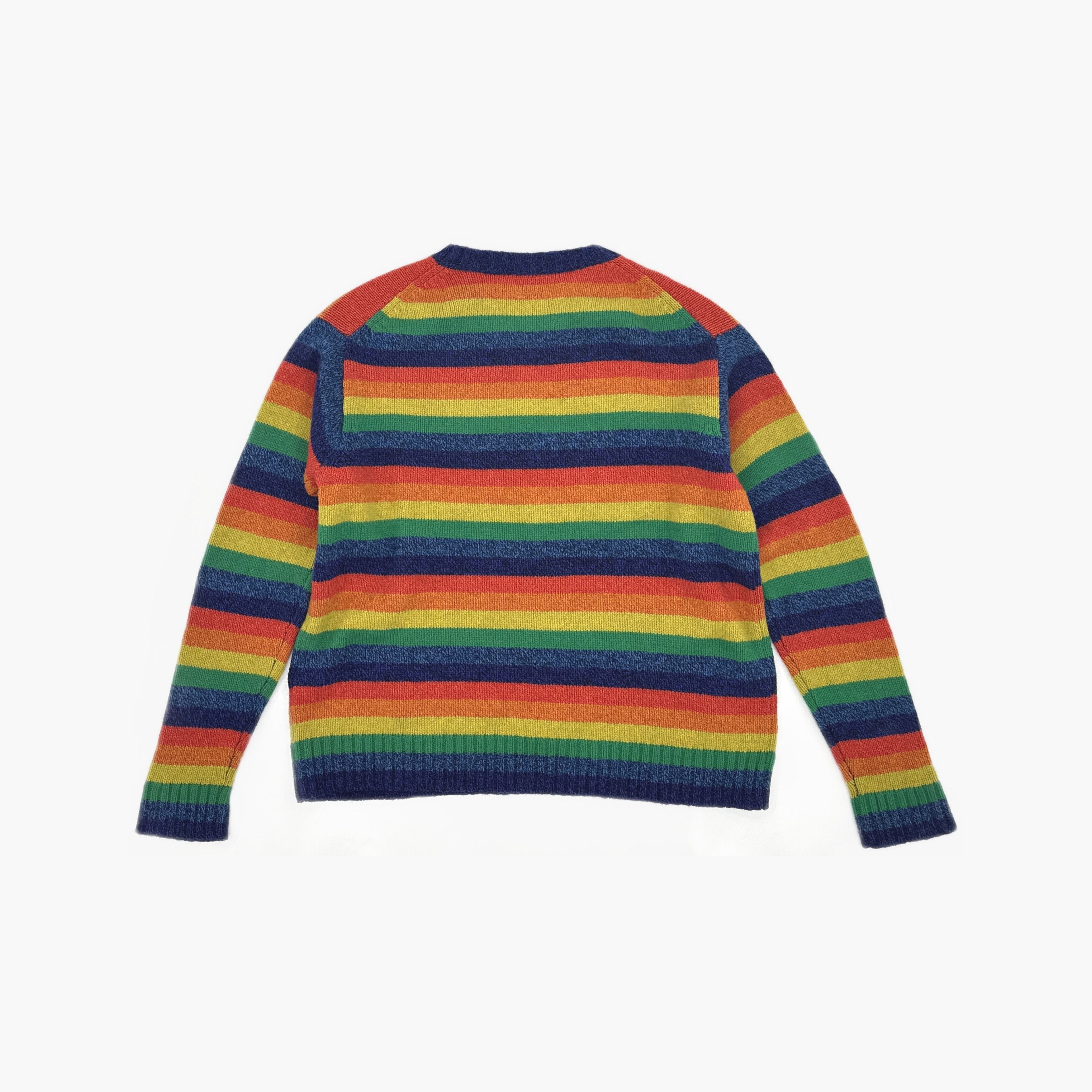 Acne Studios Acne Studios Samara Rainbow Knit Sweater Size L Size US L / EU 52-54 / 3 - 3 Thumbnail