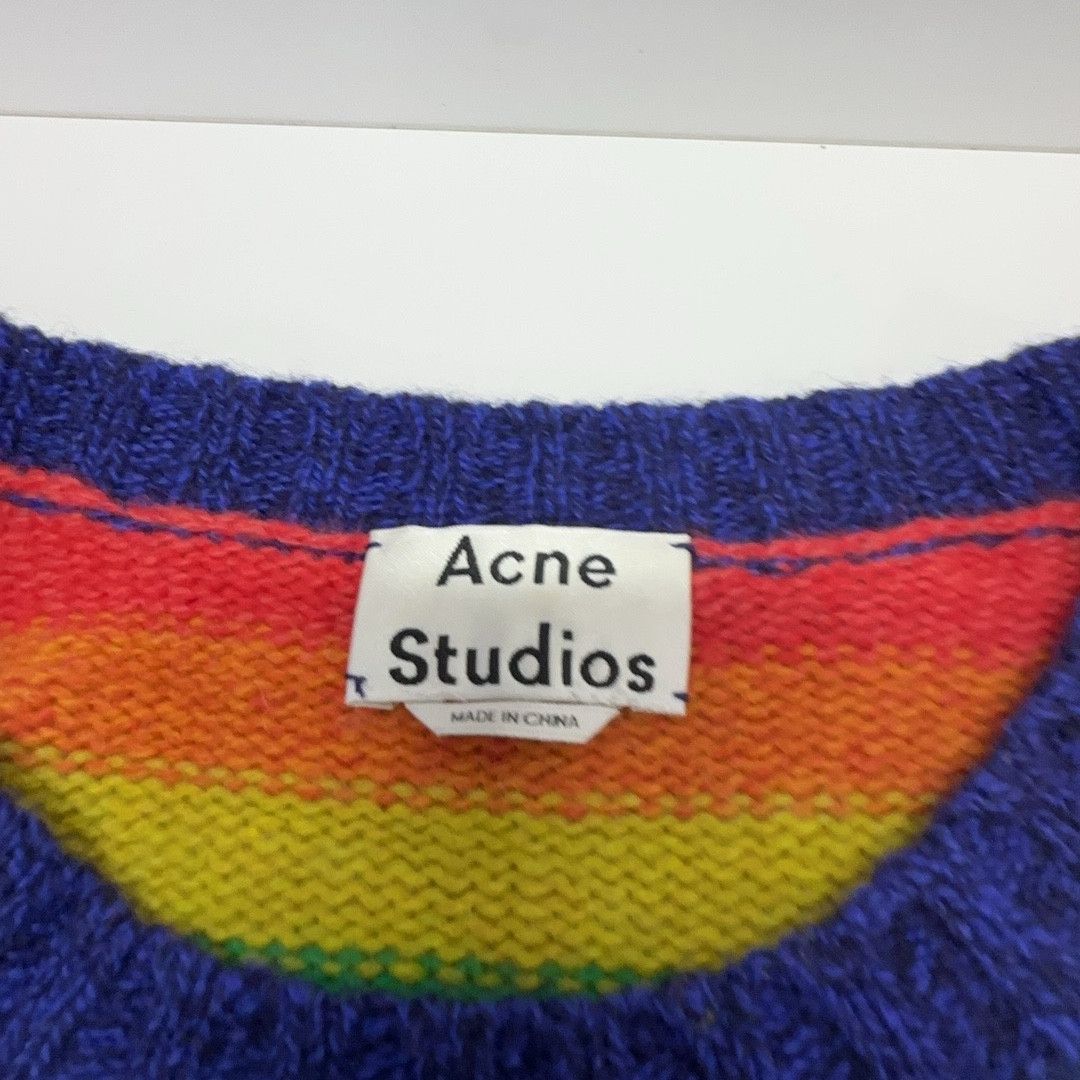 Acne Studios Acne Studios Samara Rainbow Knit Sweater Size L Size US L / EU 52-54 / 3 - 5 Thumbnail