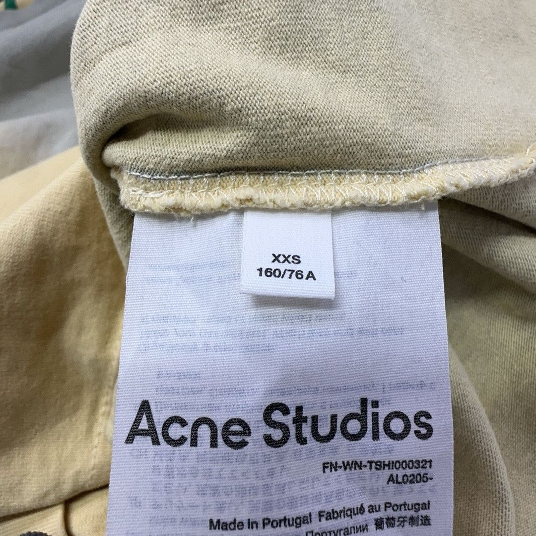 Acne Studios Acne Studios Hand-Painted Dip-Dye T-Shirt XXS Size XXS / US 00 / IT 34 - 4 Thumbnail