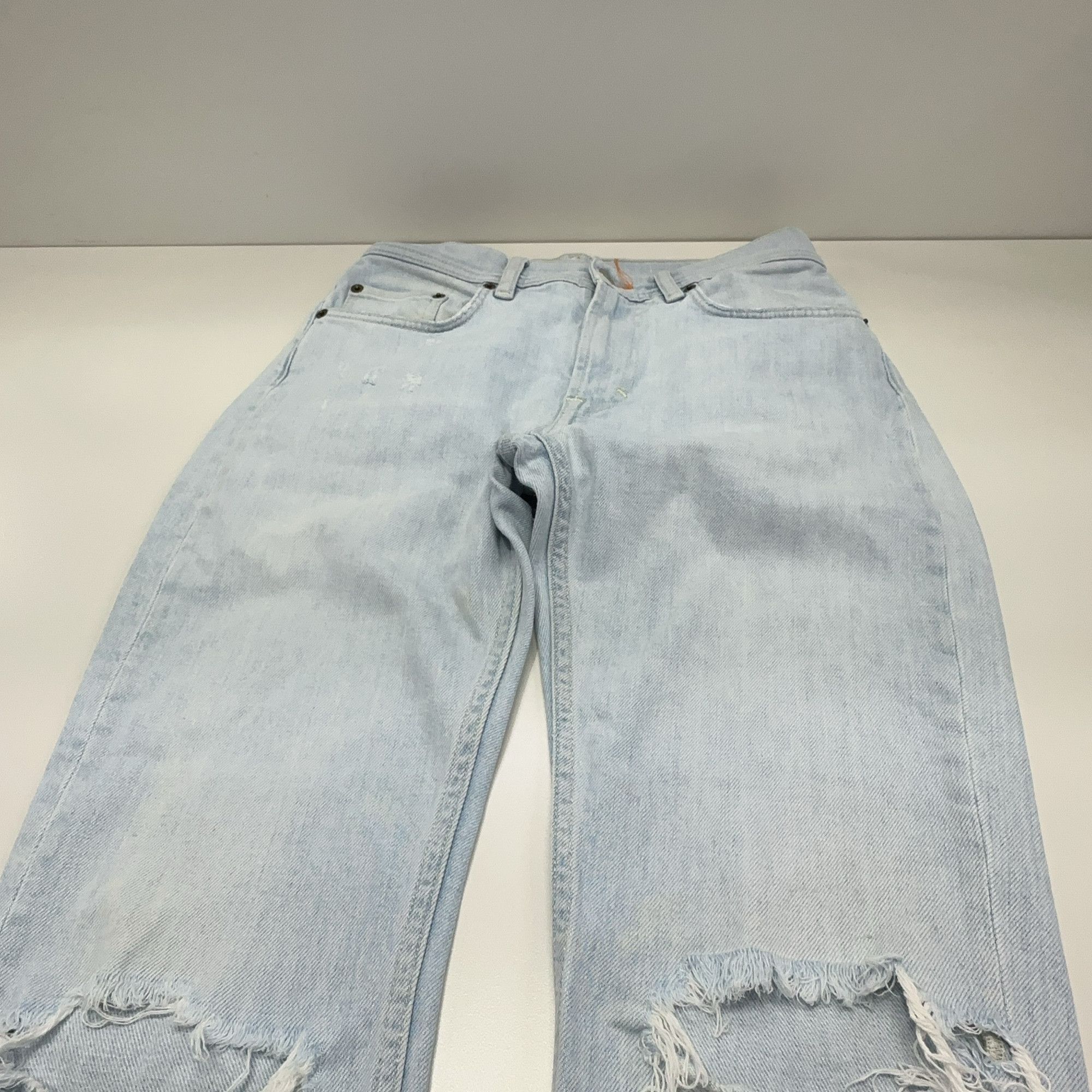 Acne Studios Acne Studios Melk Ripped Light Wash Jeans 25 Size 25" / US 0 / IT 36 - 8 Thumbnail
