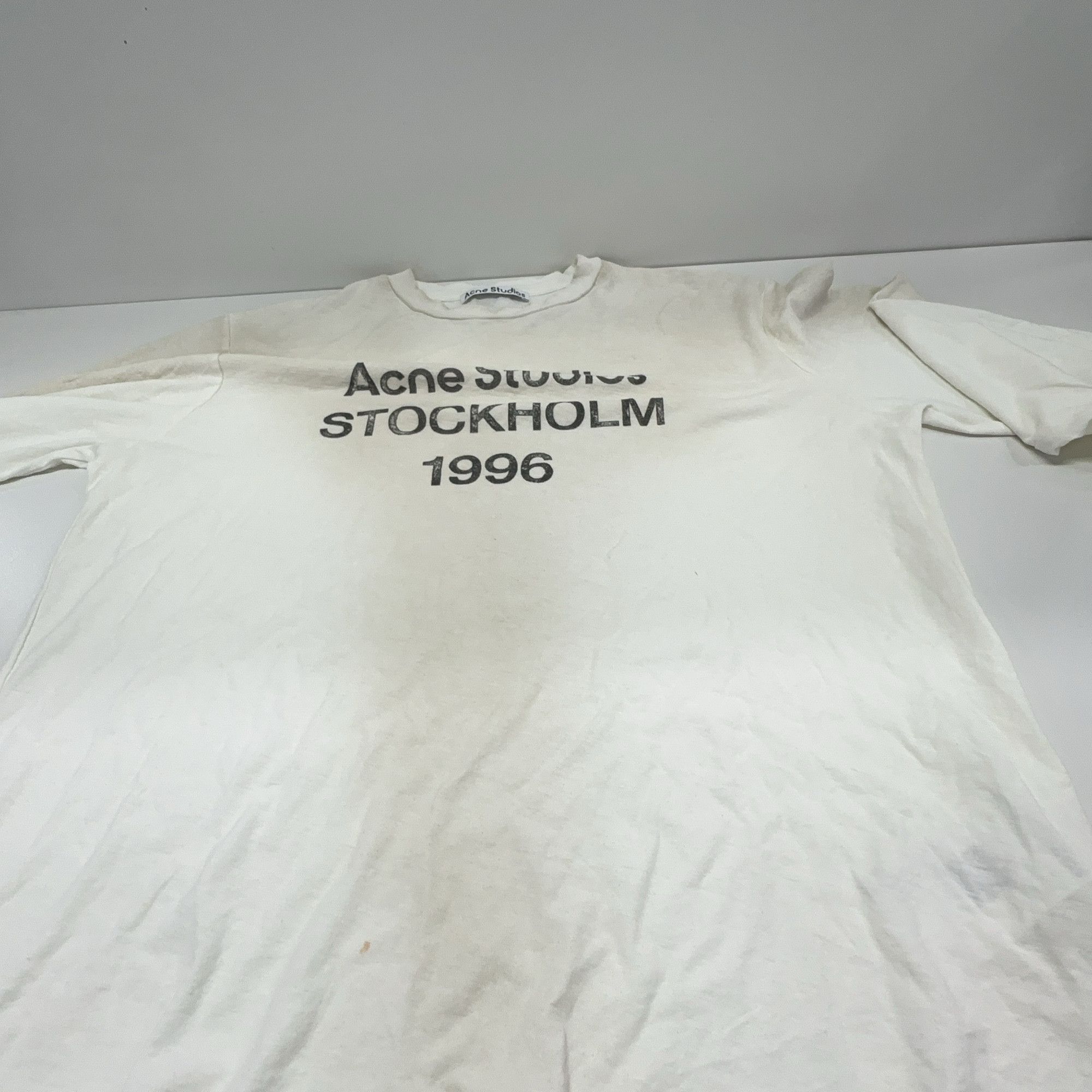 Acne Studios Acne Studios Stockholm 1996 Long Sleeve T-Shirt S Size US S / EU 44-46 / 1 - 14 Thumbnail