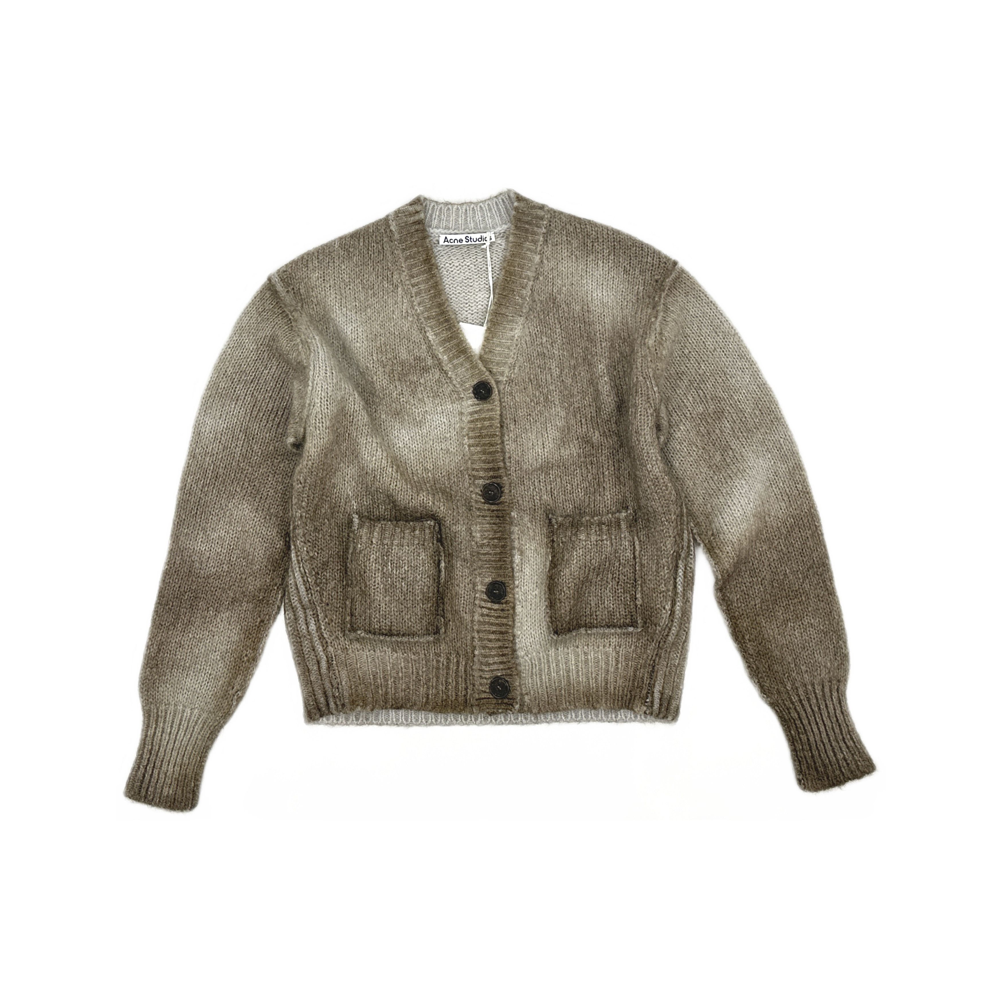 Acne Studios Acne Studios Mohair Blend V-Neck Cardigan XS Size XS / US 0-2 / IT 36-38 - 2 Thumbnail