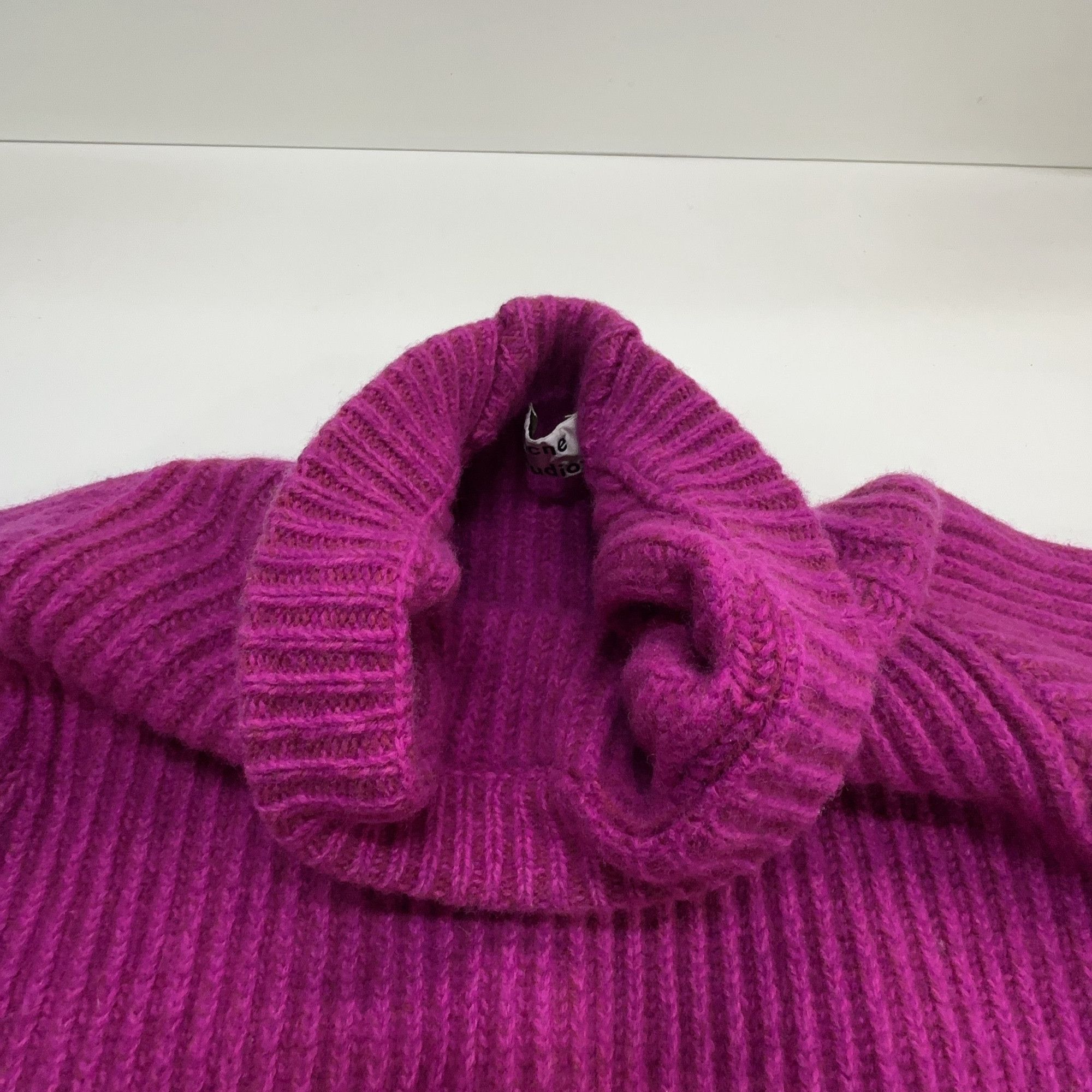 Acne Studios Acne Studios Pink Wool Ribbed Sweater XXS Size XXS / US 00 / IT 34 - 7 Thumbnail