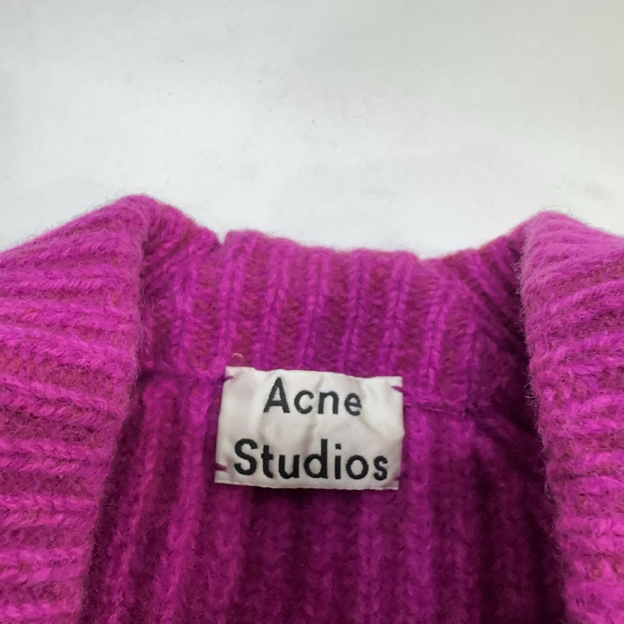 Acne Studios Acne Studios Pink Wool Ribbed Sweater XXS Size XXS / US 00 / IT 34 - 5 Thumbnail