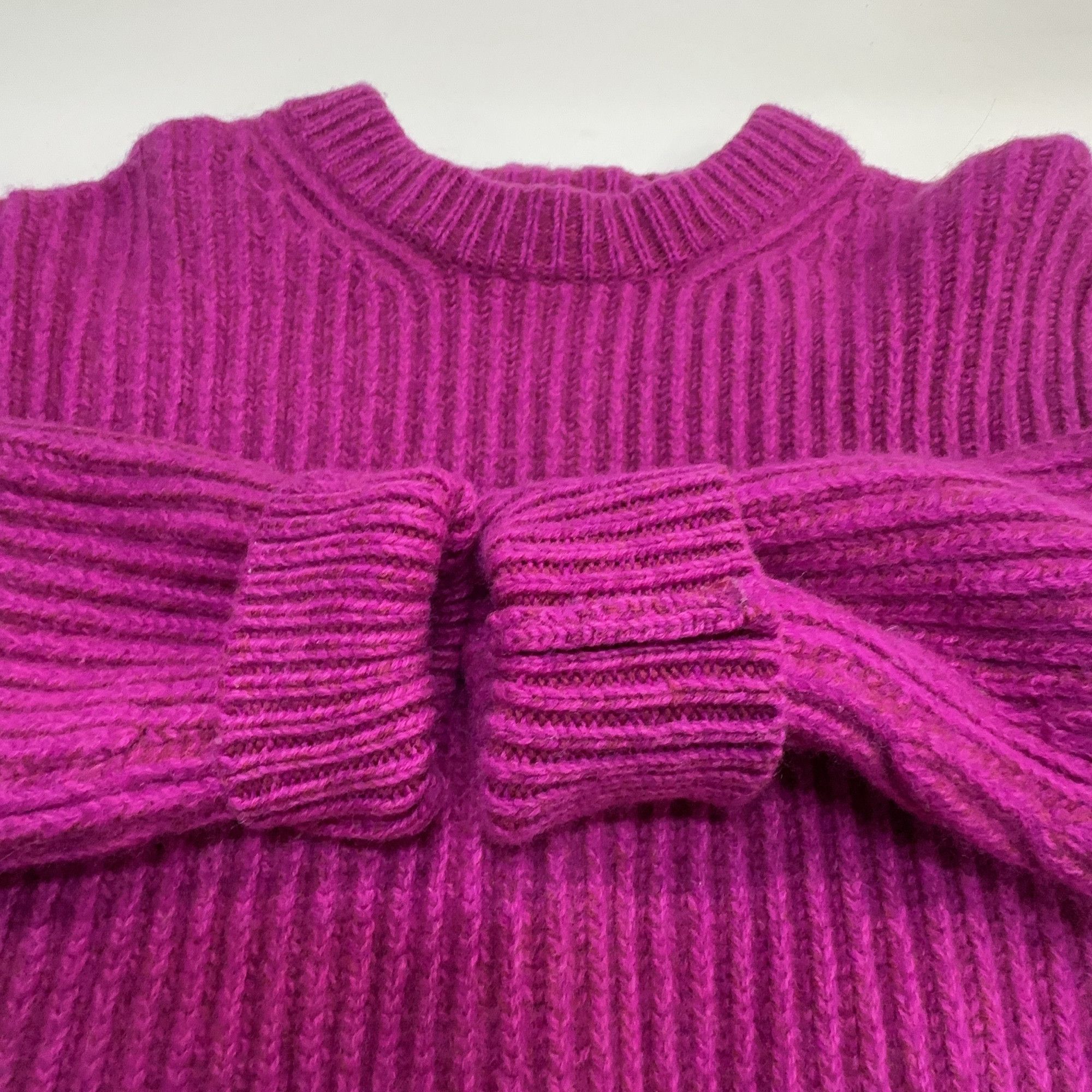 Acne Studios Acne Studios Pink Wool Ribbed Sweater XXS Size XXS / US 00 / IT 34 - 6 Thumbnail