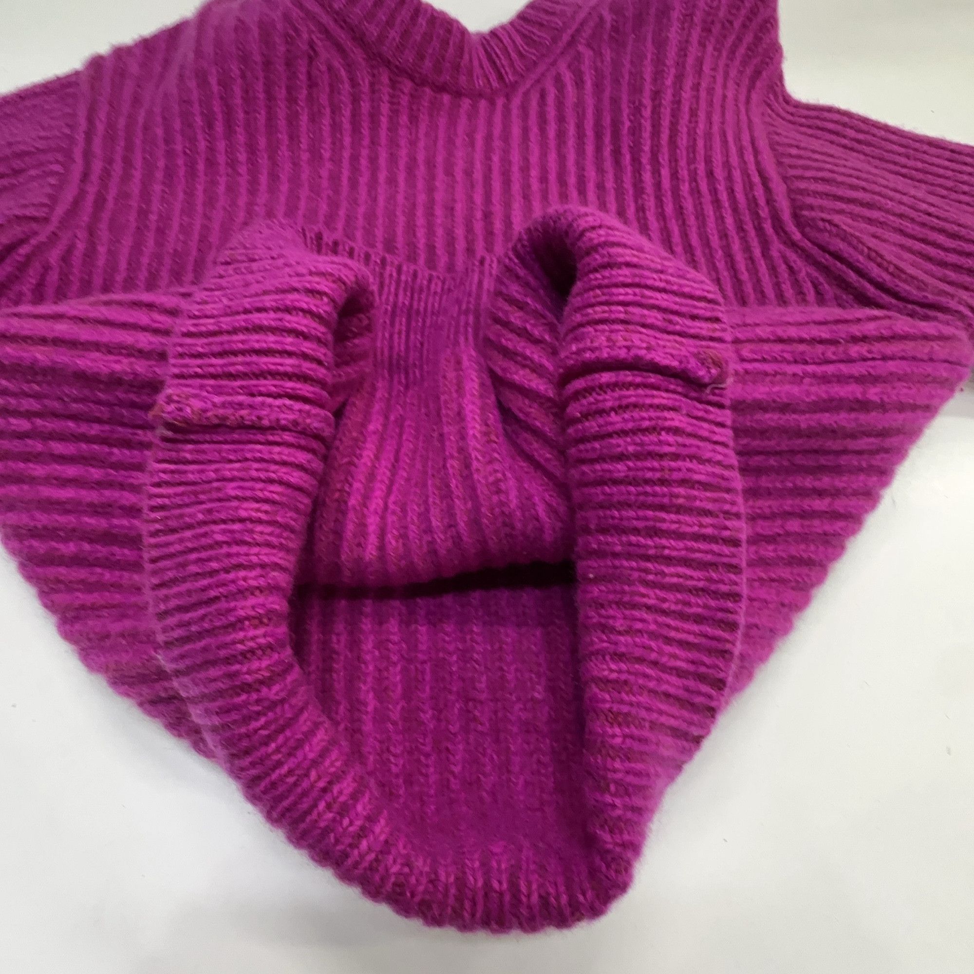 Acne Studios Acne Studios Pink Wool Ribbed Sweater XXS Size XXS / US 00 / IT 34 - 8 Thumbnail
