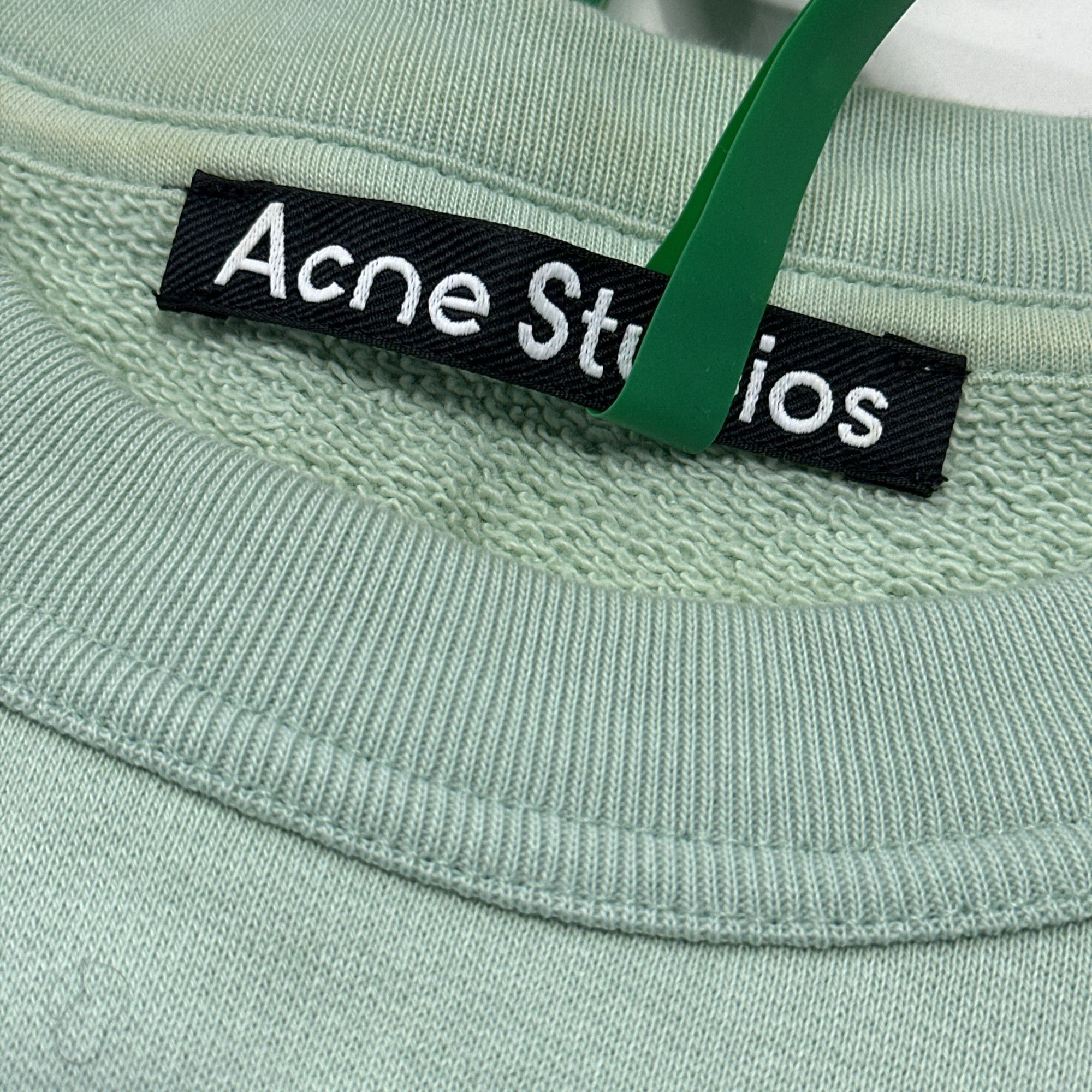 Acne Studios Acne Studios Face Patch Mint Sweatshirt XXS Size XXS / US 00 / IT 34 - 4 Thumbnail