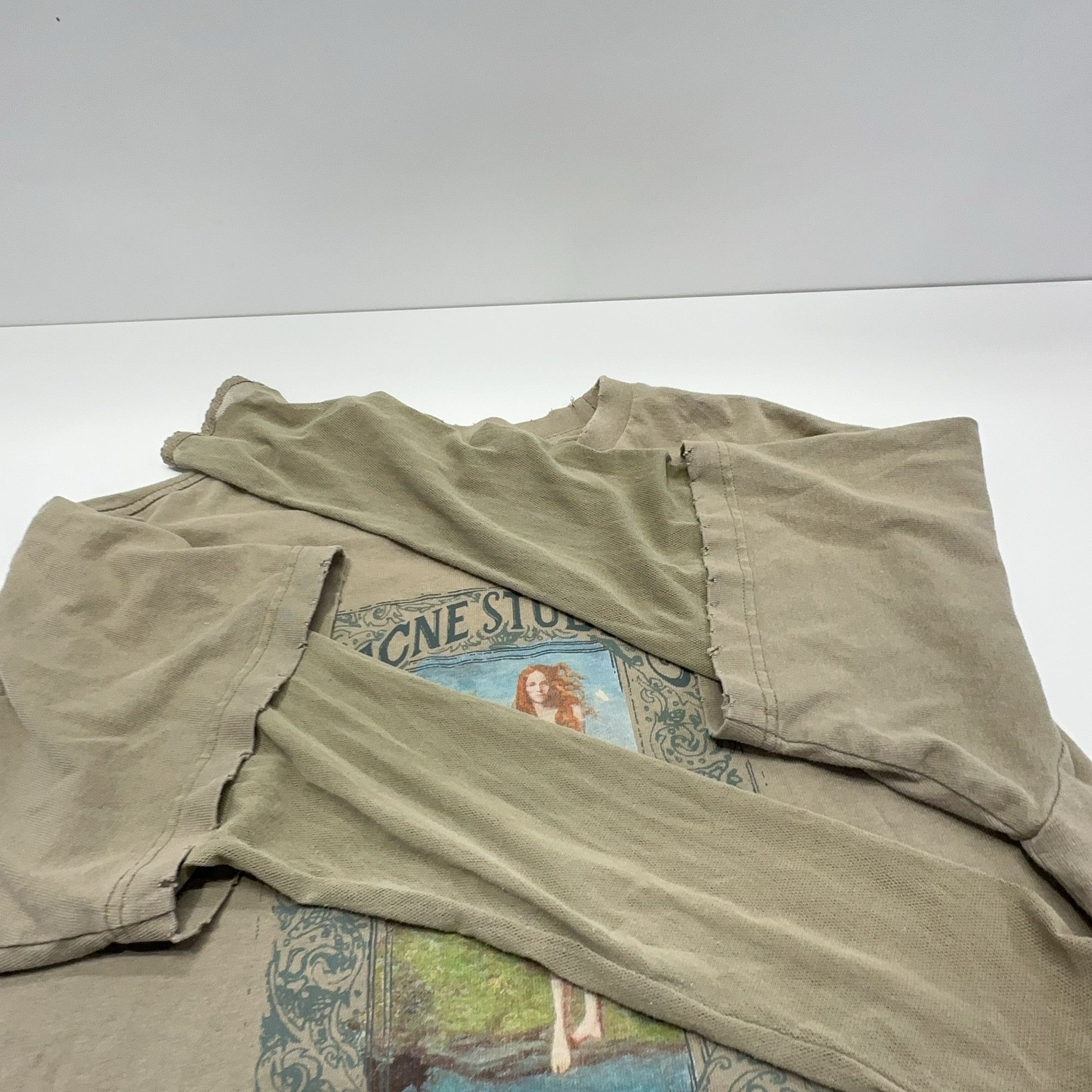 Acne Studios Acne Studios Layered Distressed Graphic T-Shirt XS Size XS / US 0-2 / IT 36-38 - 11 Thumbnail