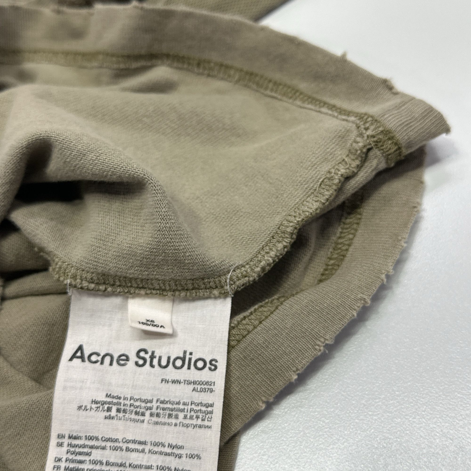 Acne Studios Acne Studios Layered Distressed Graphic T-Shirt XS Size XS / US 0-2 / IT 36-38 - 5 Thumbnail