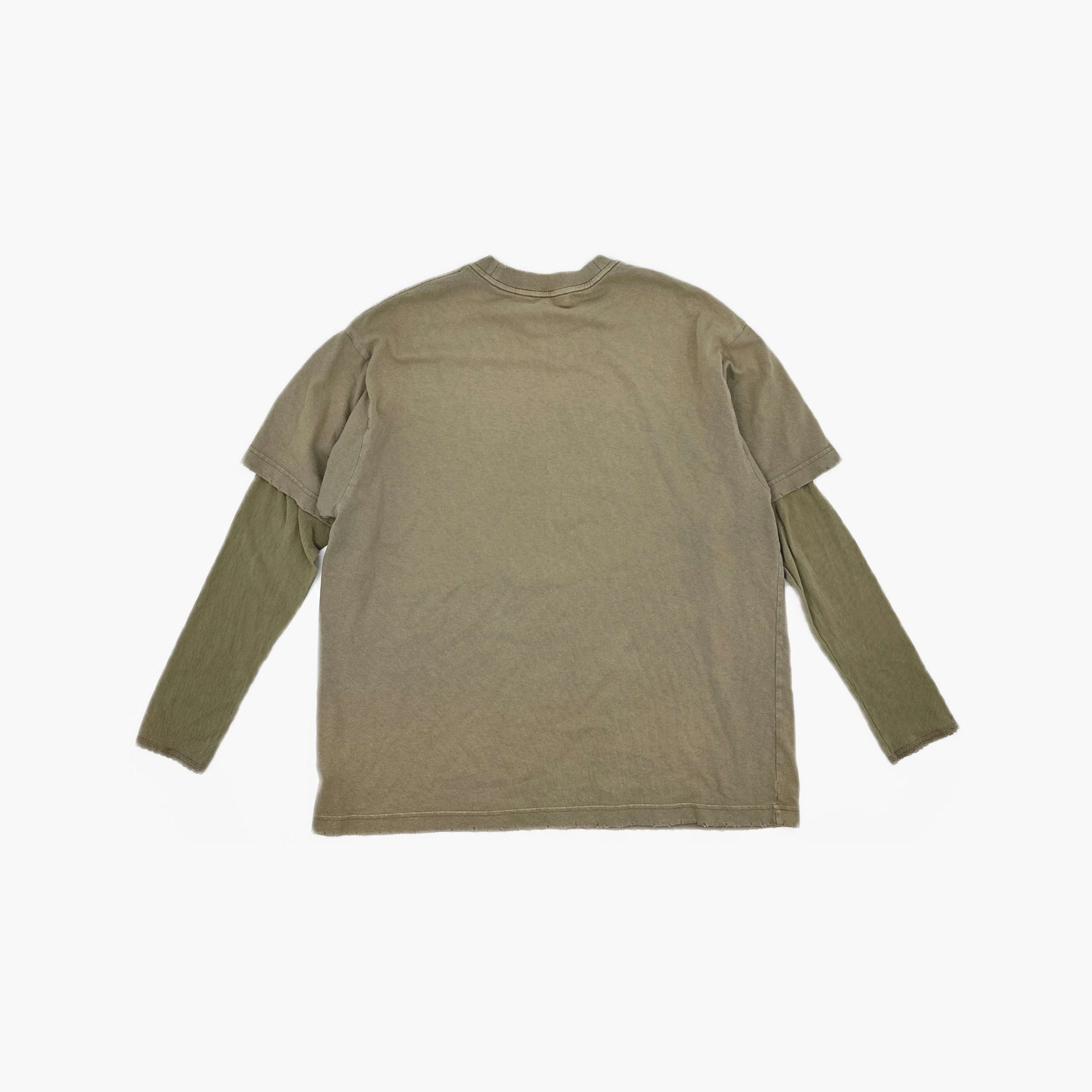 Acne Studios Acne Studios Layered Distressed Graphic T-Shirt XS Size XS / US 0-2 / IT 36-38 - 3 Thumbnail