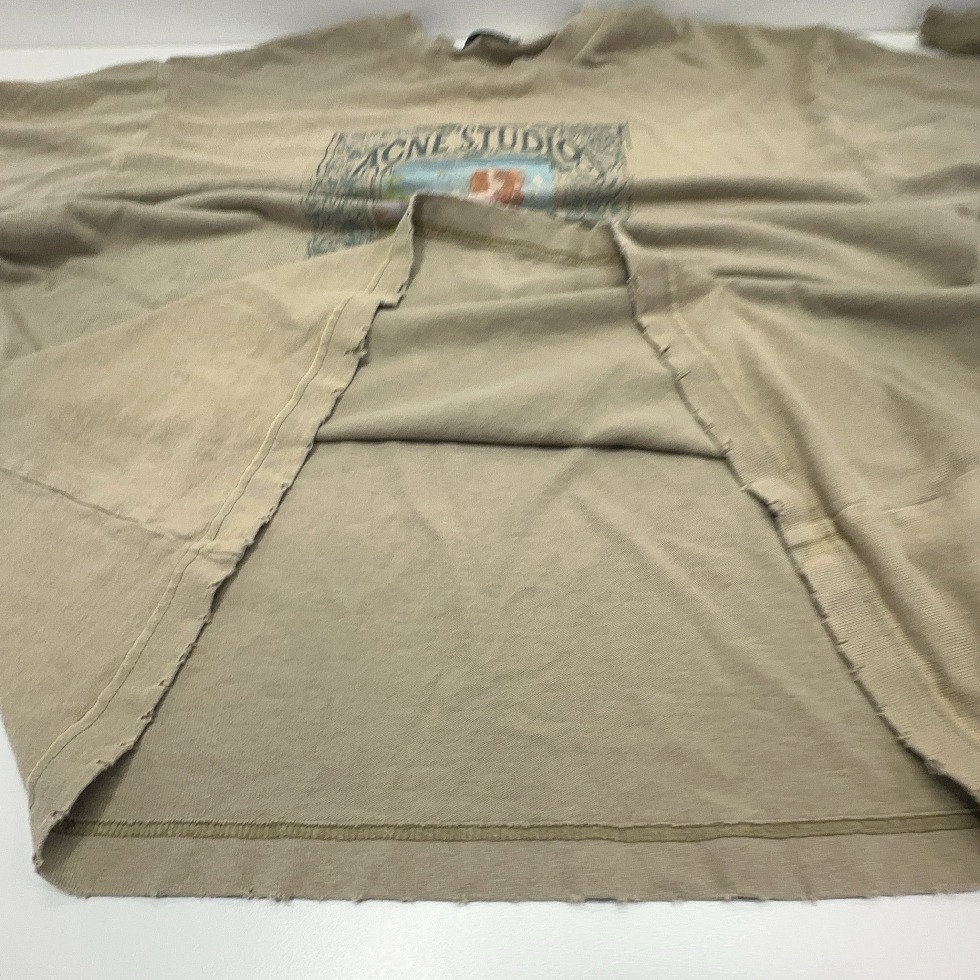 Acne Studios Acne Studios Layered Distressed Graphic T-Shirt XS Size XS / US 0-2 / IT 36-38 - 10 Thumbnail