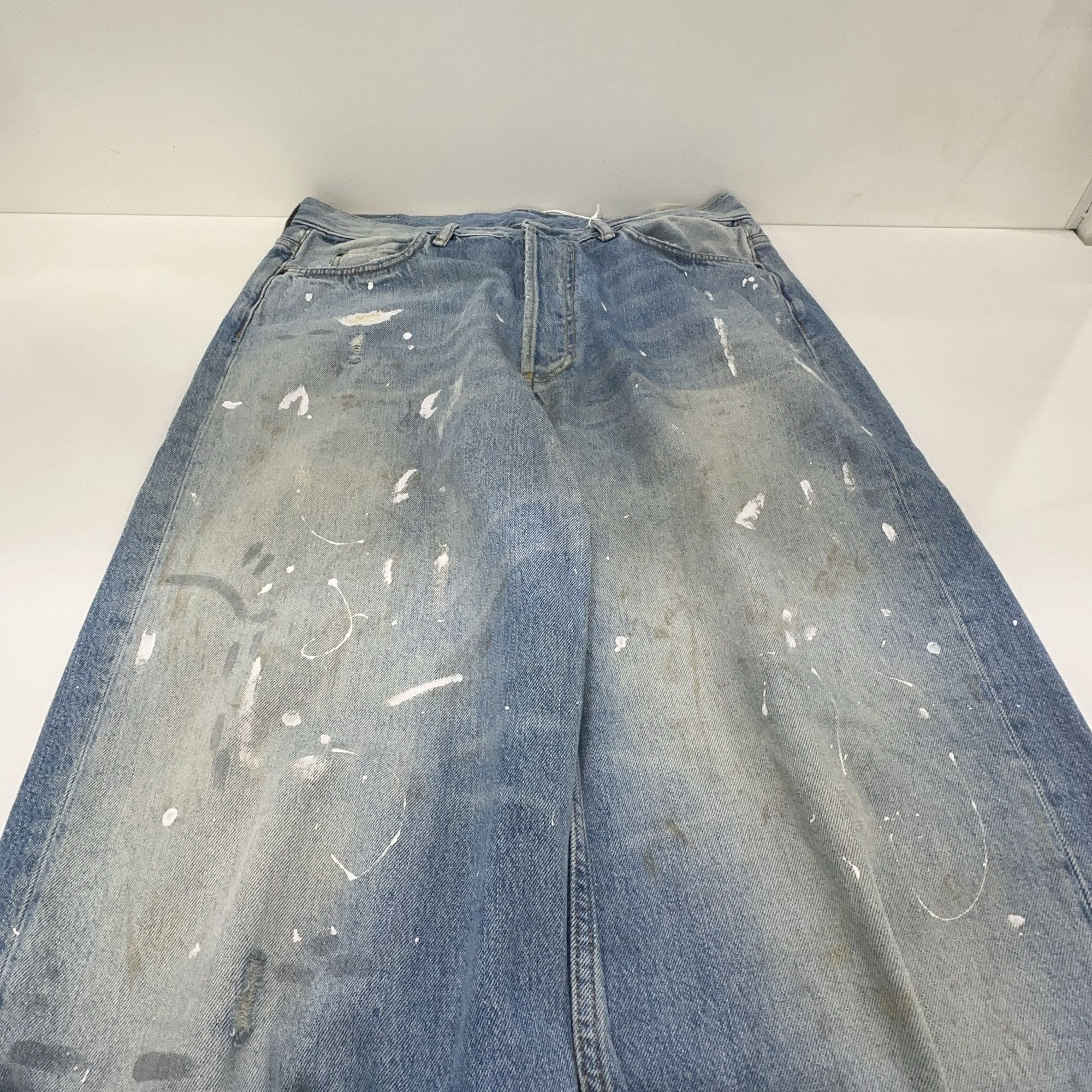 Acne Studios Acne Studios SS24 1981M Paint Splatter Denim Jeans 48 Size US 32 / EU 48 - 12 Thumbnail