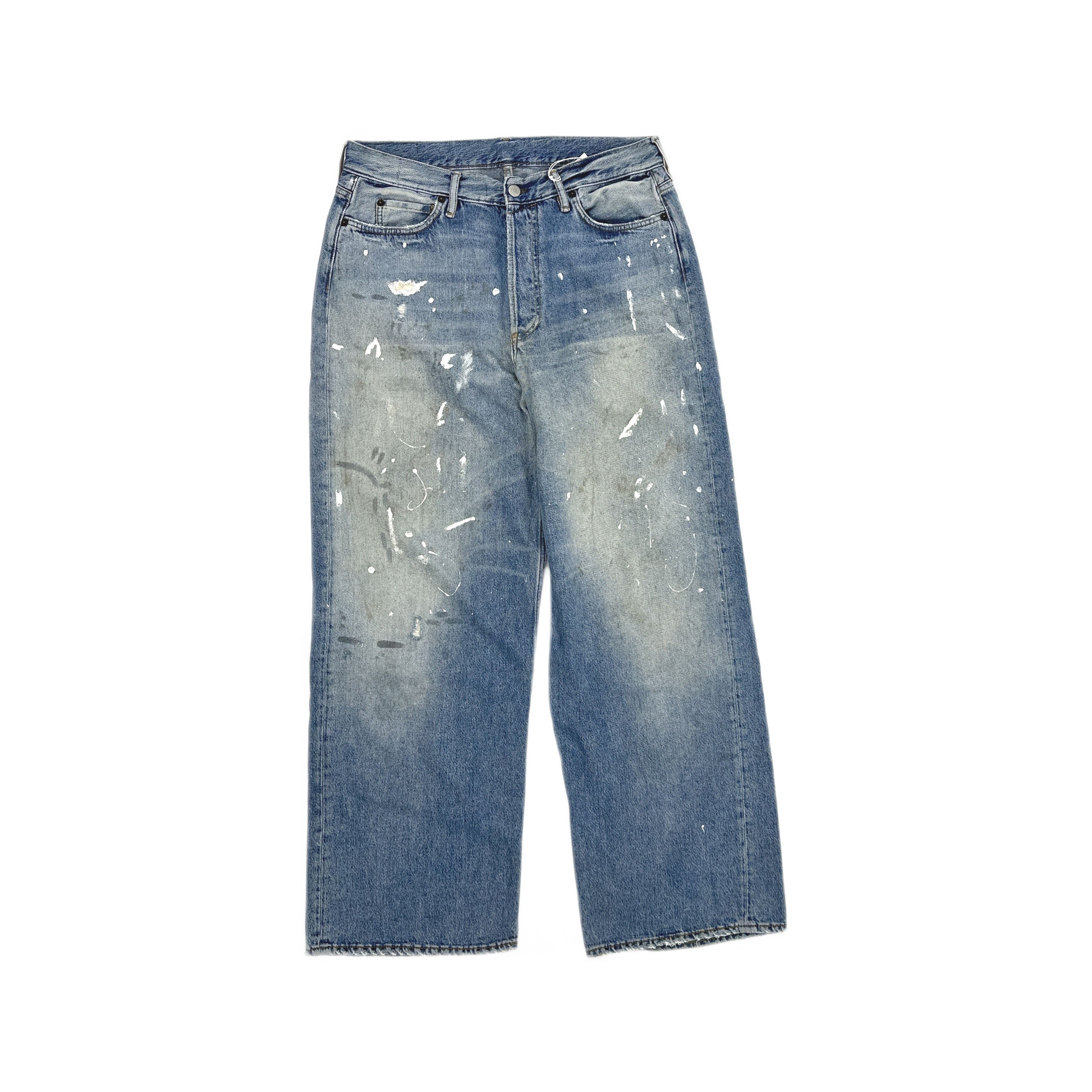 Acne Studios Acne Studios SS24 1981M Paint Splatter Denim Jeans 48 Size US 32 / EU 48 - 2 Thumbnail