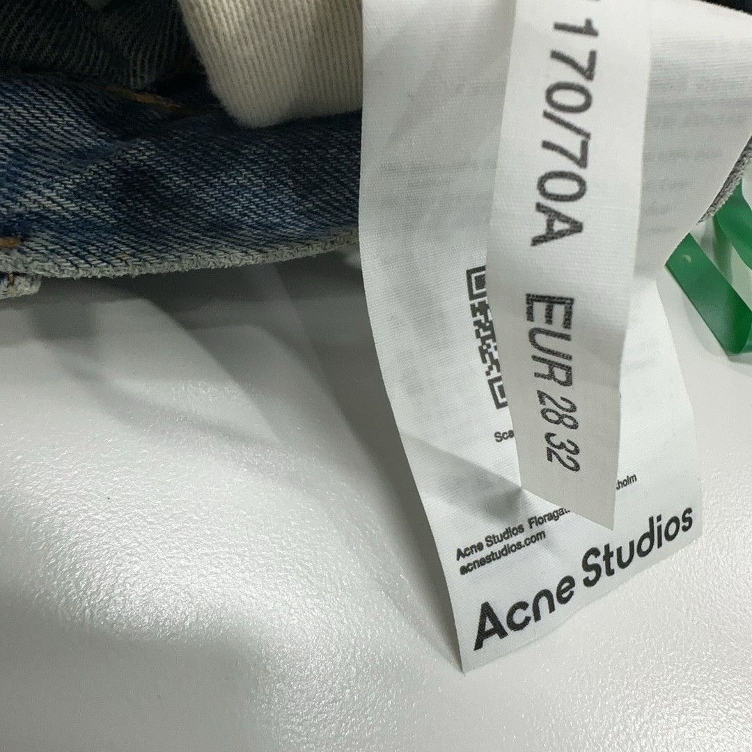 Acne Studios Acne Studios Paint Splatter Wide Leg Jeans 28/32 Size 28" / US 6 / IT 42 - 4 Thumbnail