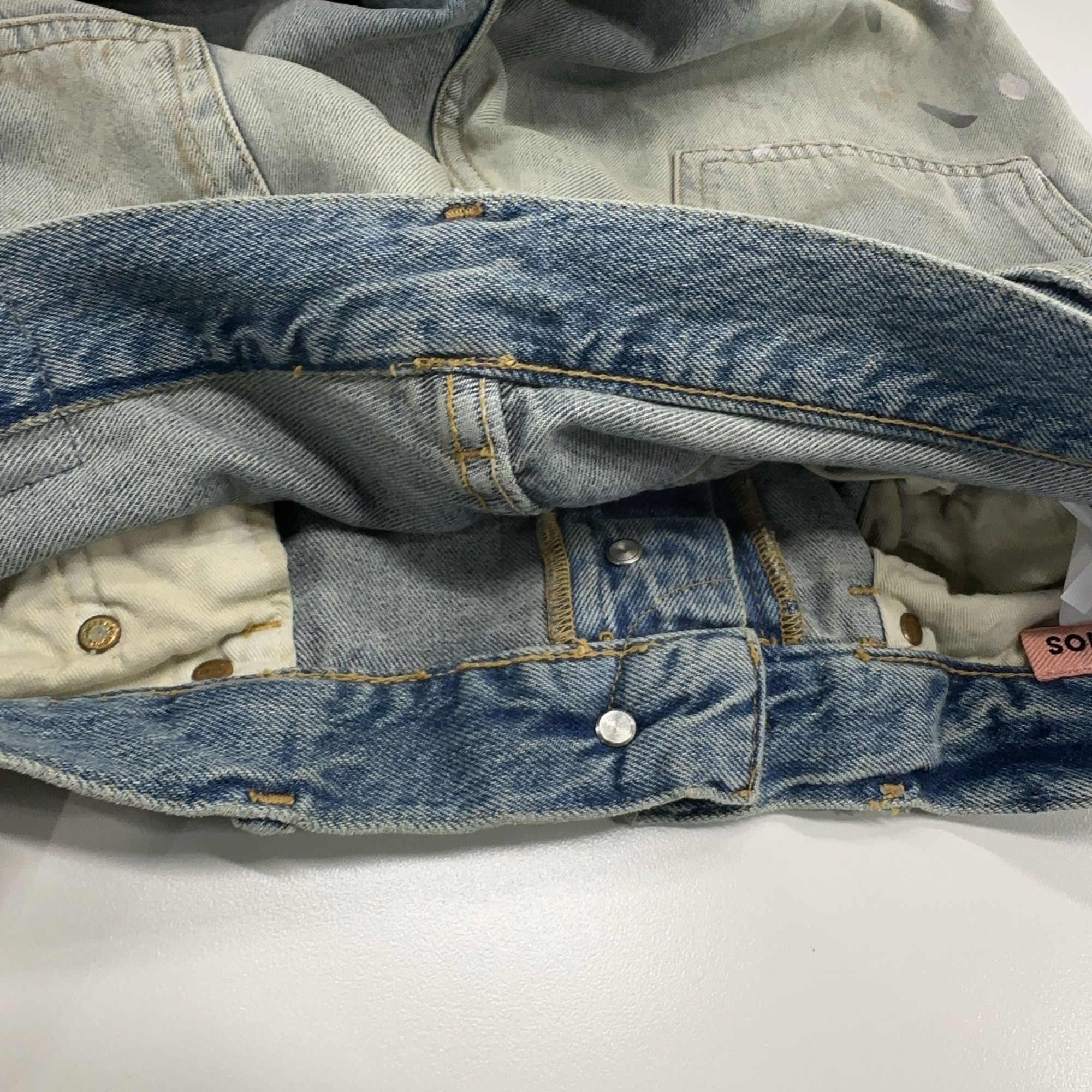 Acne Studios Acne Studios Paint Splatter Wide Leg Jeans 28/32 Size 28" / US 6 / IT 42 - 10 Thumbnail