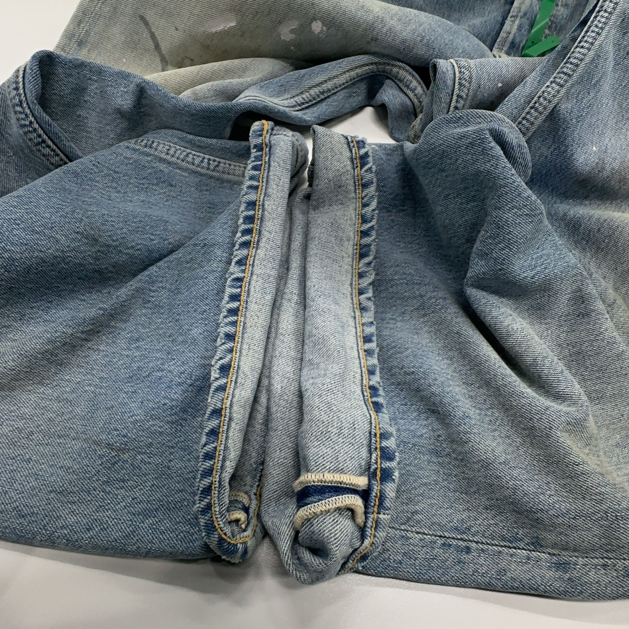 Acne Studios Acne Studios Paint Splatter Wide Leg Jeans 28/32 Size 28" / US 6 / IT 42 - 8 Thumbnail