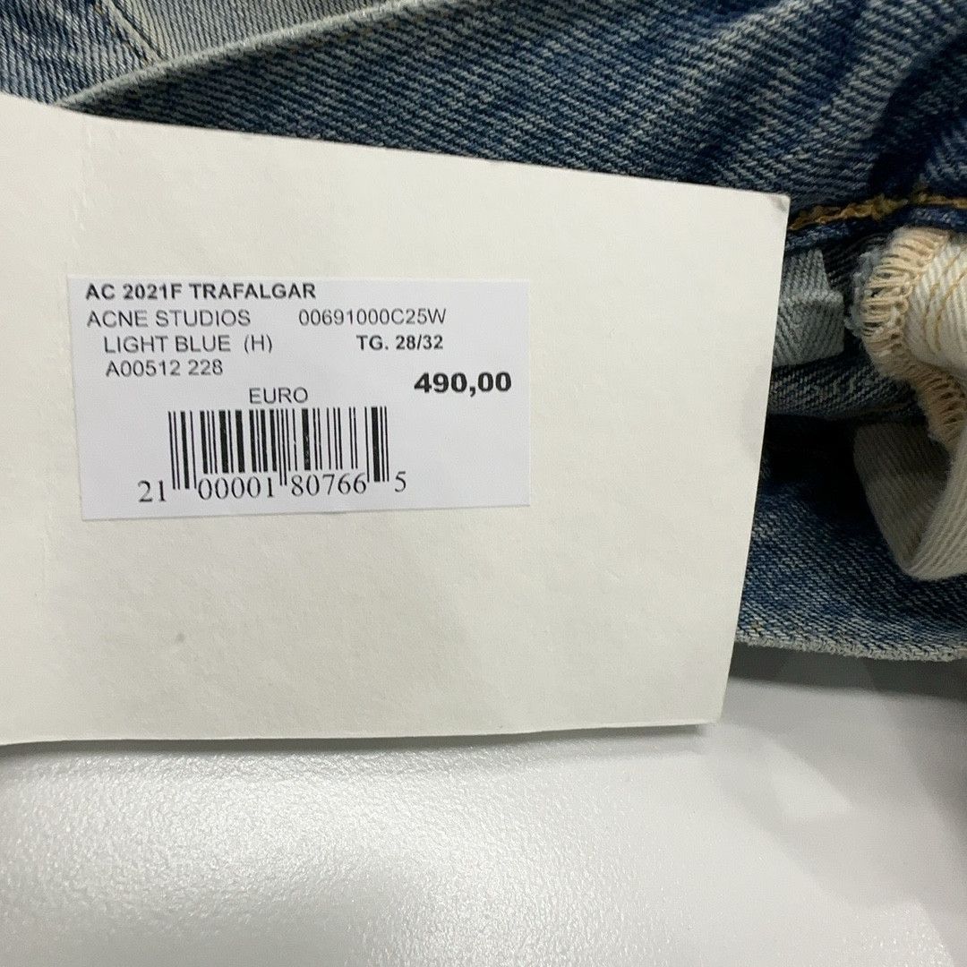 Acne Studios Acne Studios Paint Splatter Wide Leg Jeans 28/32 Size 28" / US 6 / IT 42 - 7 Thumbnail