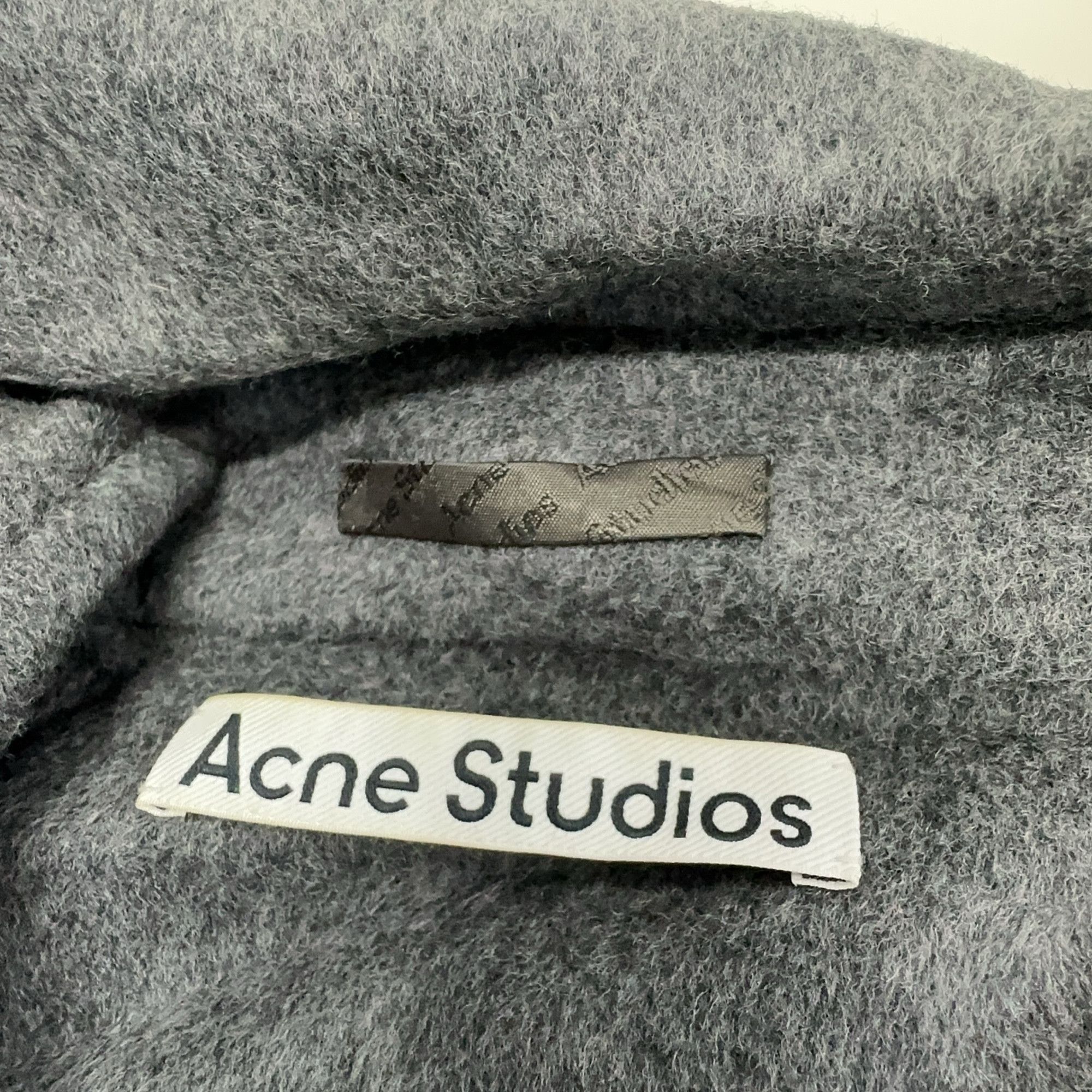 Acne Studios Acne Studios Gray Wool Shirt Jacket 44 Size US S / EU 44-46 / 1 - 5 Thumbnail