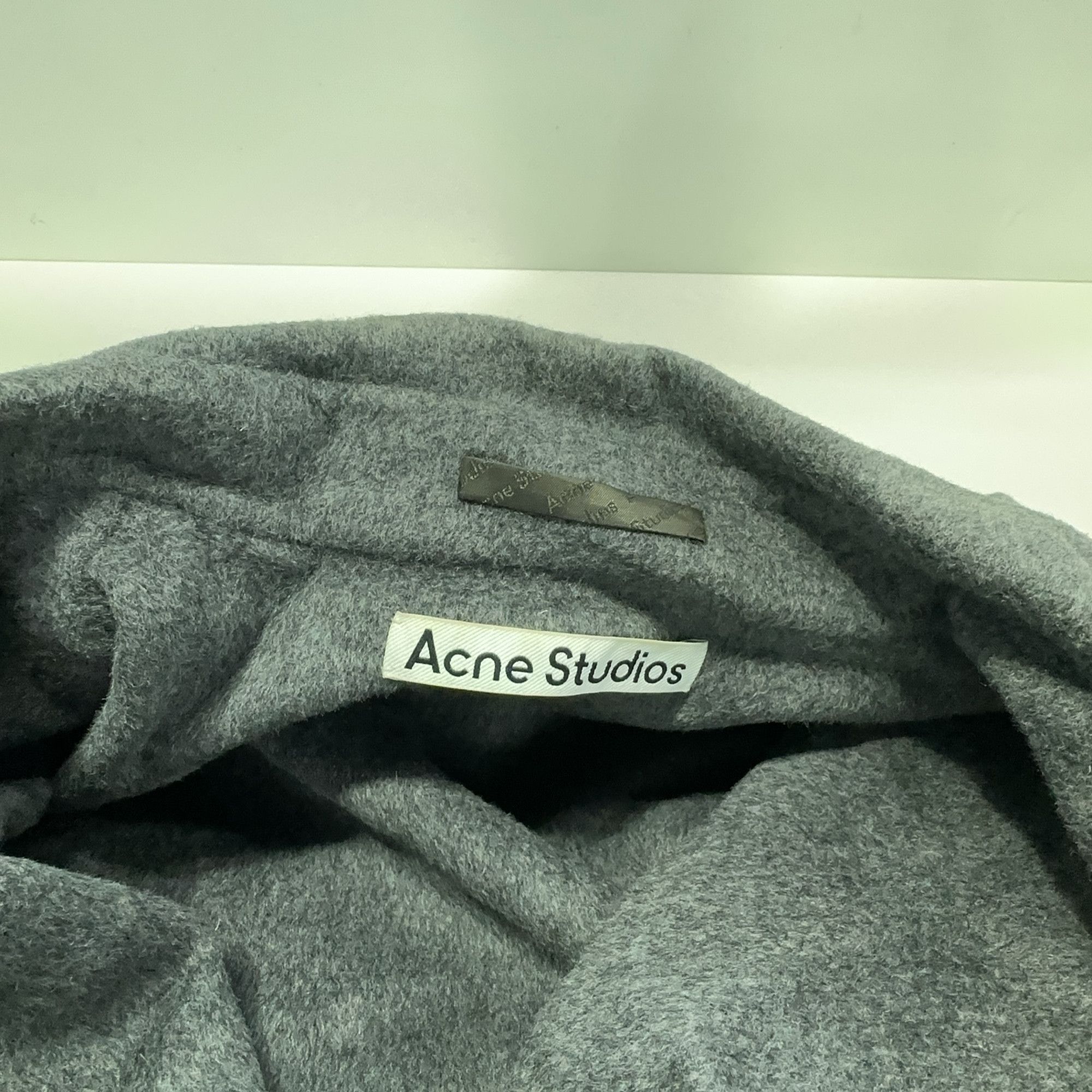 Acne Studios Acne Studios Gray Wool Shirt Jacket 44 Size US S / EU 44-46 / 1 - 7 Thumbnail