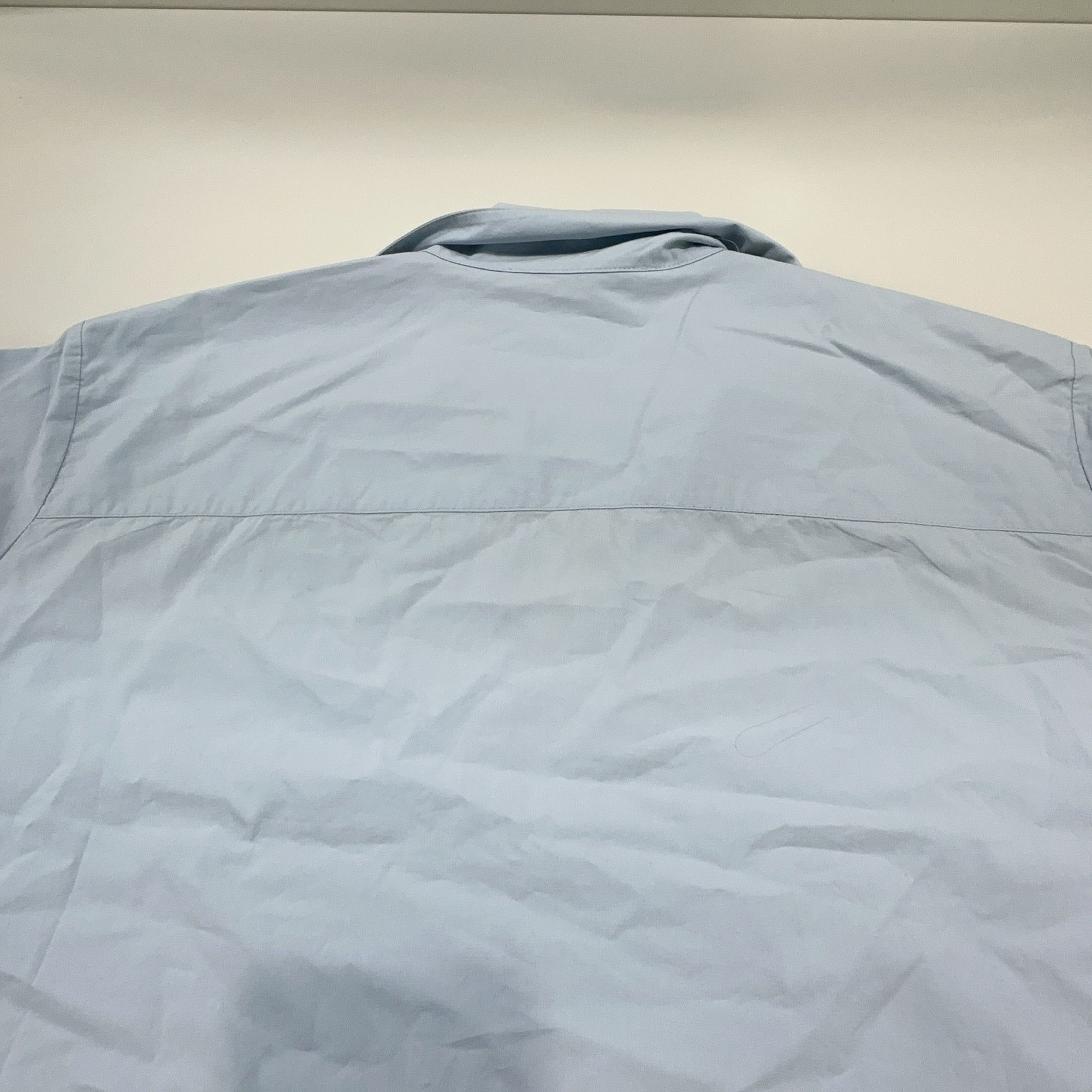 Acne Studios Acne Studios Blue Cotton Short Sleeve Popover Blouse 36 Size XS / US 0-2 / IT 36-38 - 9 Thumbnail