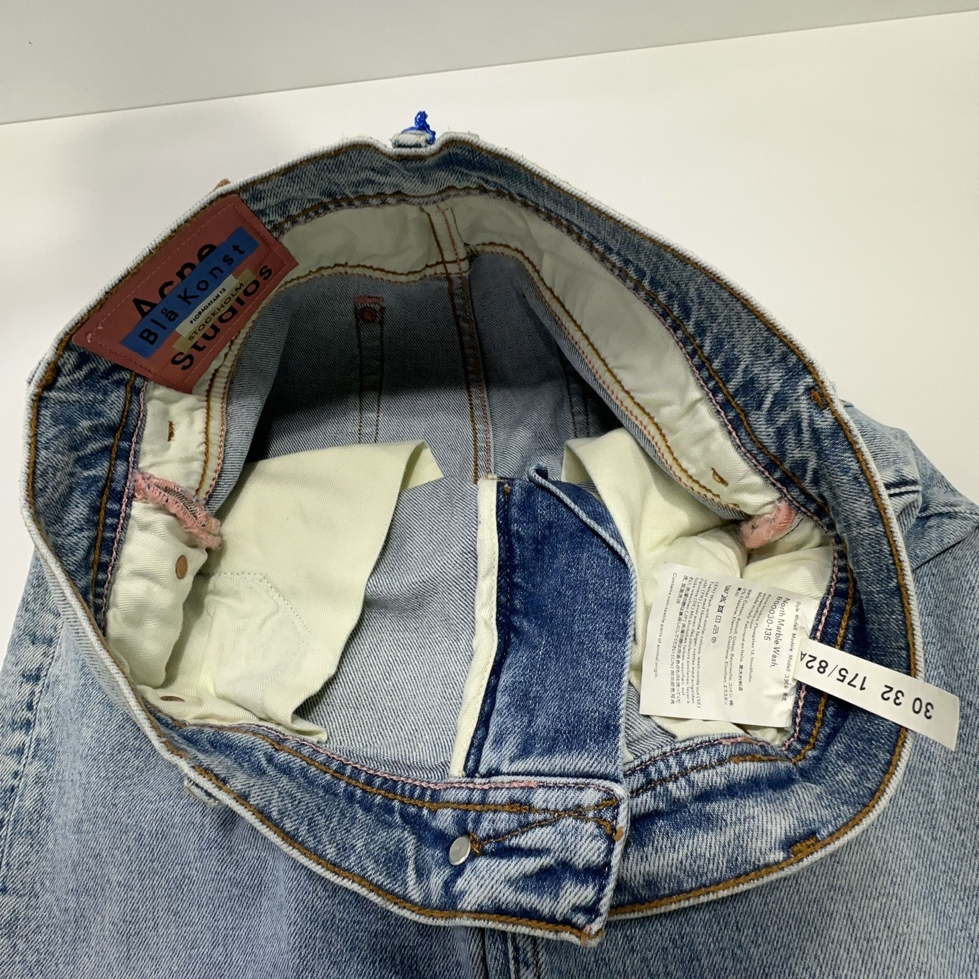 Acne Studios Acne Studios Marble Wash North Jeans 30 Size US 30 / EU 46 - 7 Thumbnail