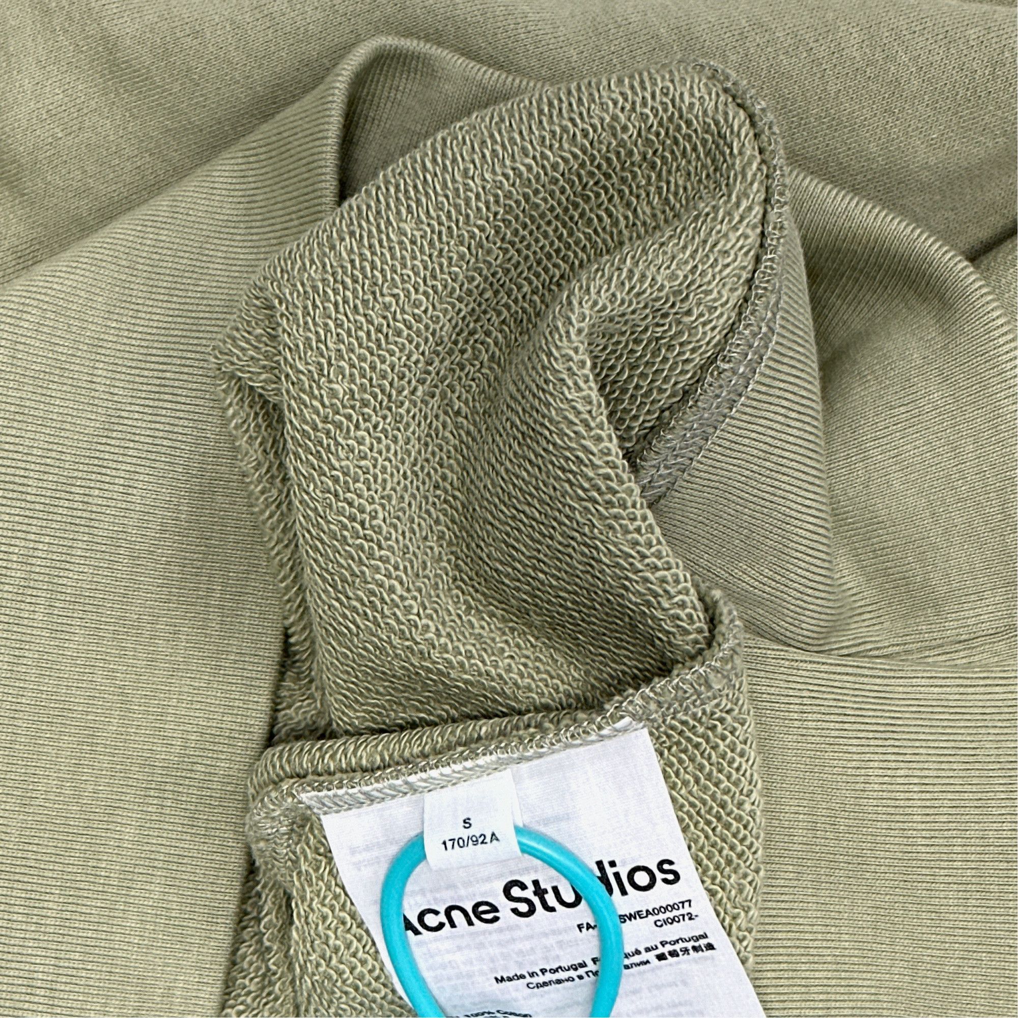 Acne Studios Acne Studios Eucalyptus Green Face Sweatshirt S Size US S / EU 44-46 / 1 - 4 Thumbnail