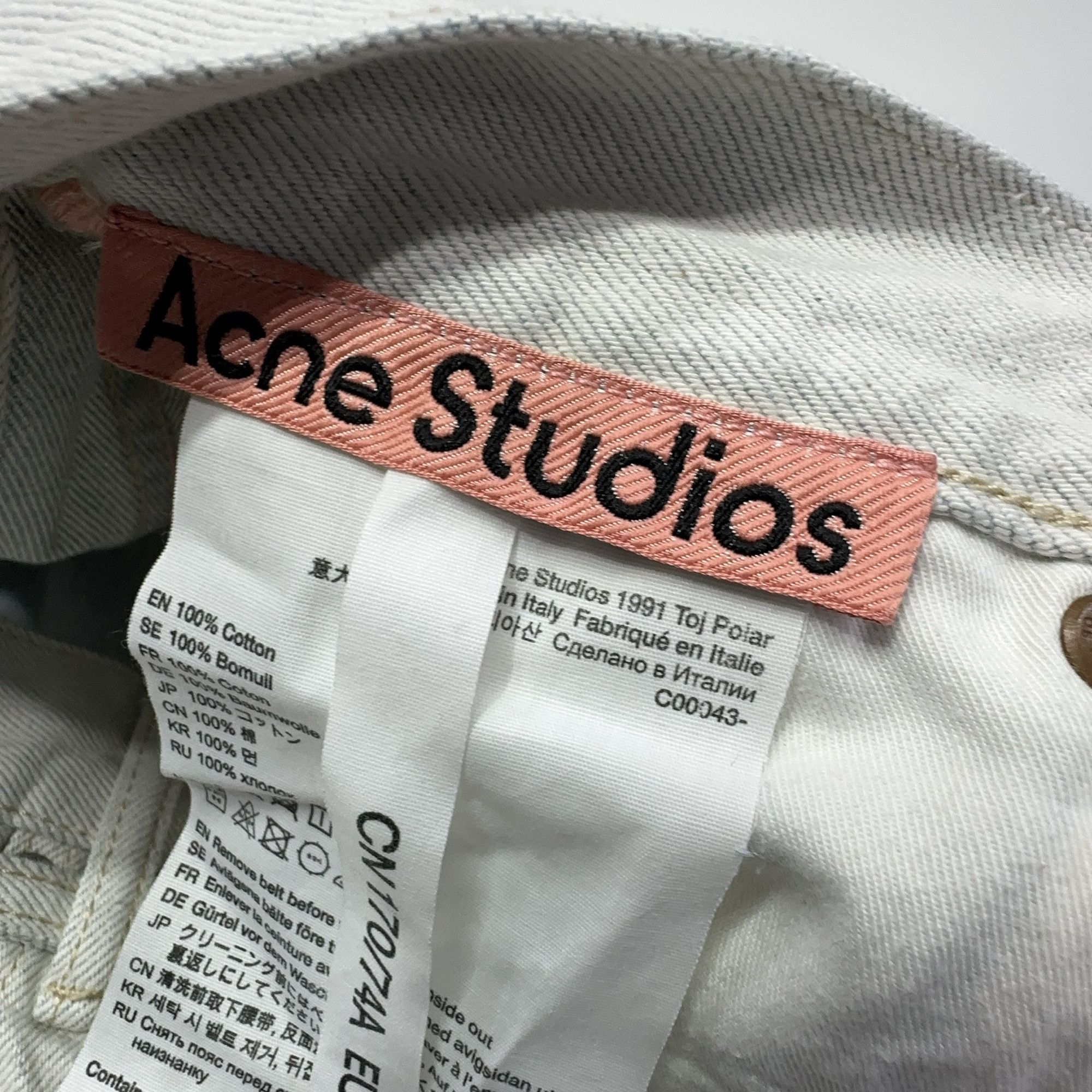 Acne Studios Acne Studios 1991 Toj Polar Denim Jeans 26 Size US 26 / EU 42 - 4 Thumbnail