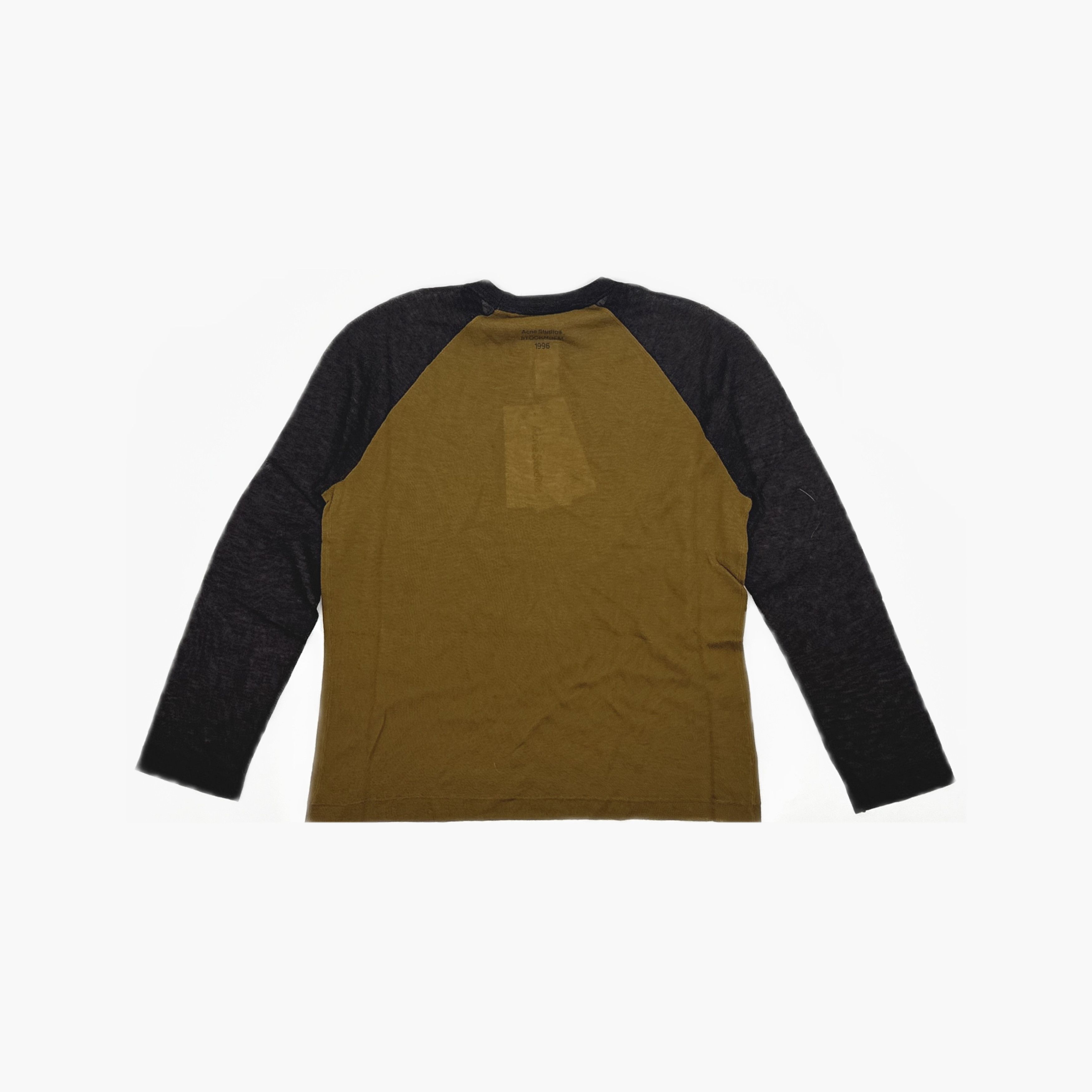 Acne Studios Acne Studios Contrast Raglan Knit Long Sleeve Size L Size L / US 10 / IT 46 - 3 Thumbnail