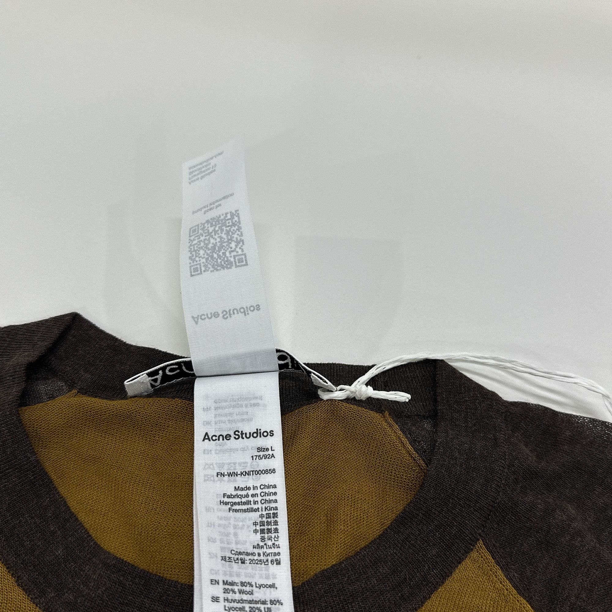 Acne Studios Acne Studios Contrast Raglan Knit Long Sleeve Size L Size L / US 10 / IT 46 - 5 Thumbnail