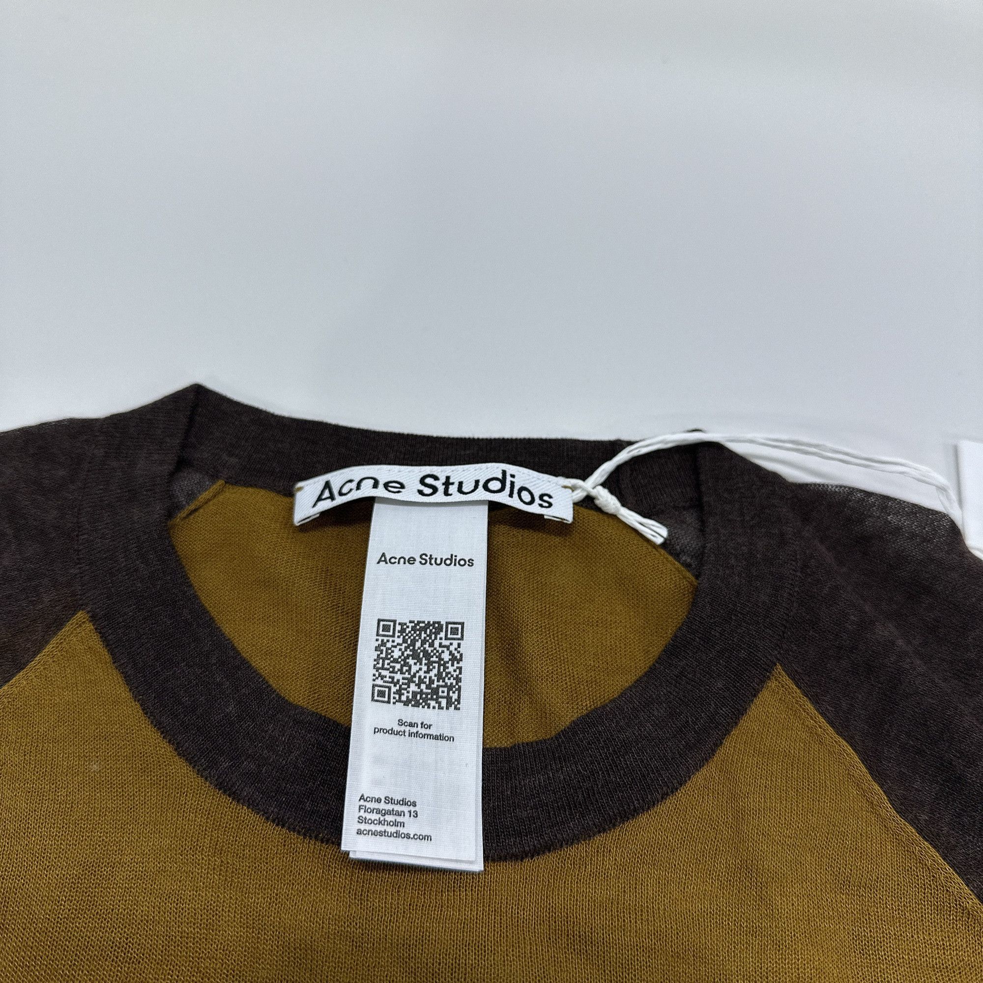 Acne Studios Acne Studios Contrast Raglan Knit Long Sleeve Size L Size L / US 10 / IT 46 - 4 Thumbnail