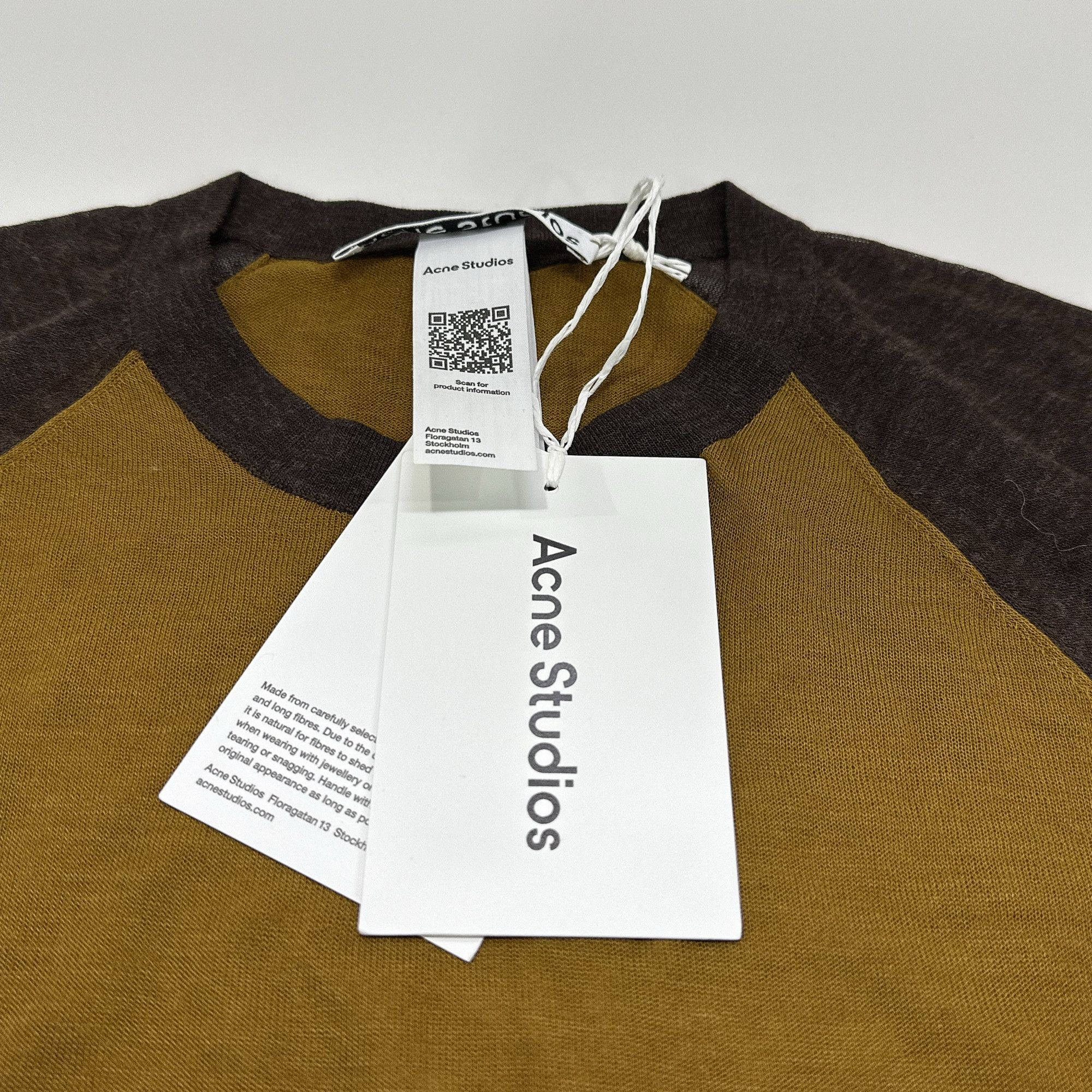 Acne Studios Acne Studios Contrast Raglan Knit Long Sleeve Size L Size L / US 10 / IT 46 - 6 Thumbnail