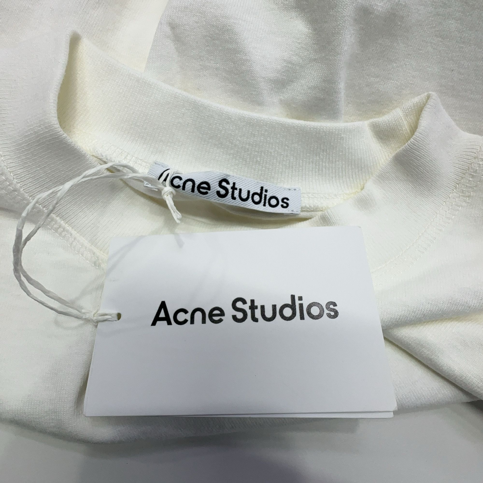 Acne Studios Acne Studios Logo Cotton T-Shirt XS Size US XS / EU 42 / 0 - 4 Thumbnail