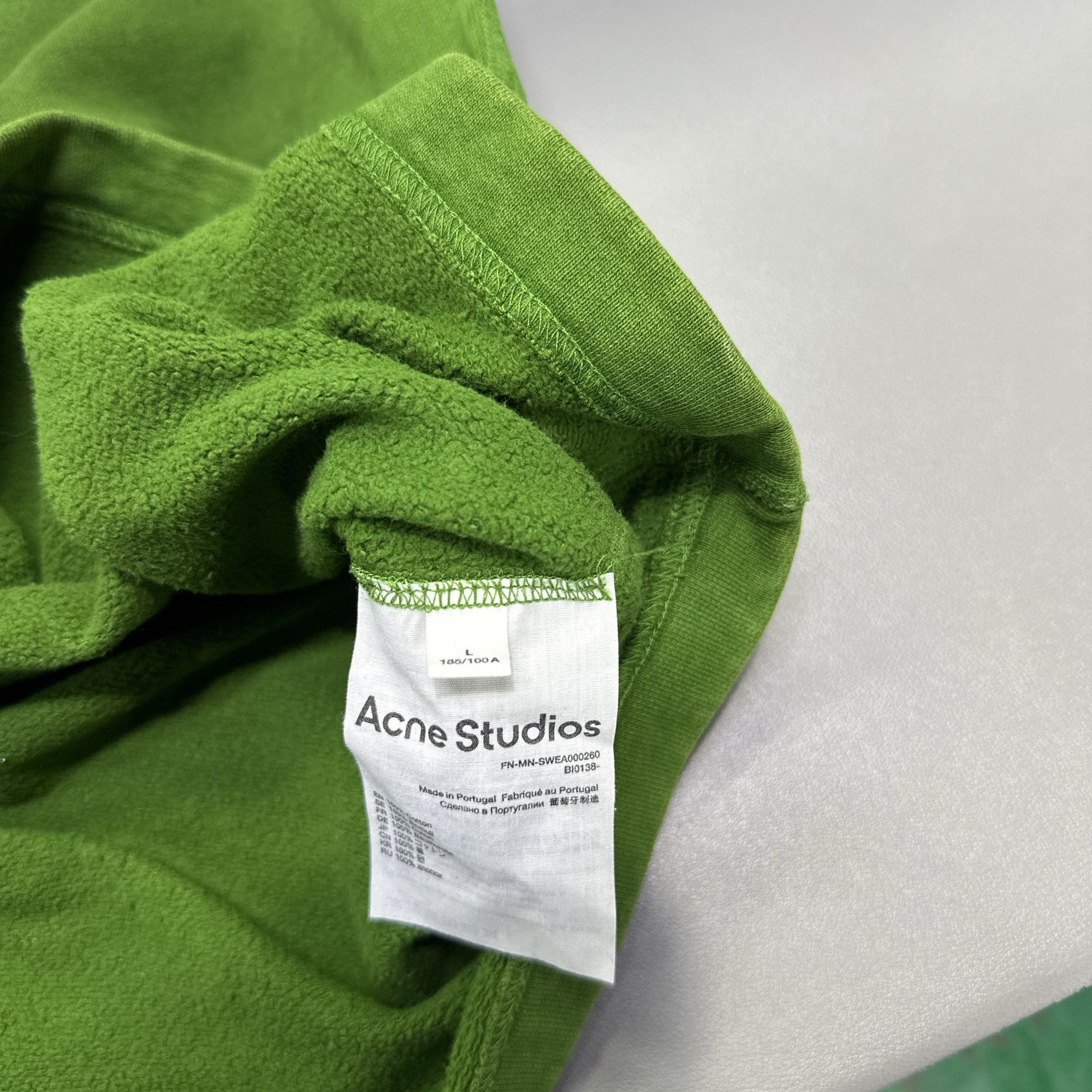Acne Studios Acne Studios Logo Print Sweatshirt Size L Size US L / EU 52-54 / 3 - 5 Thumbnail