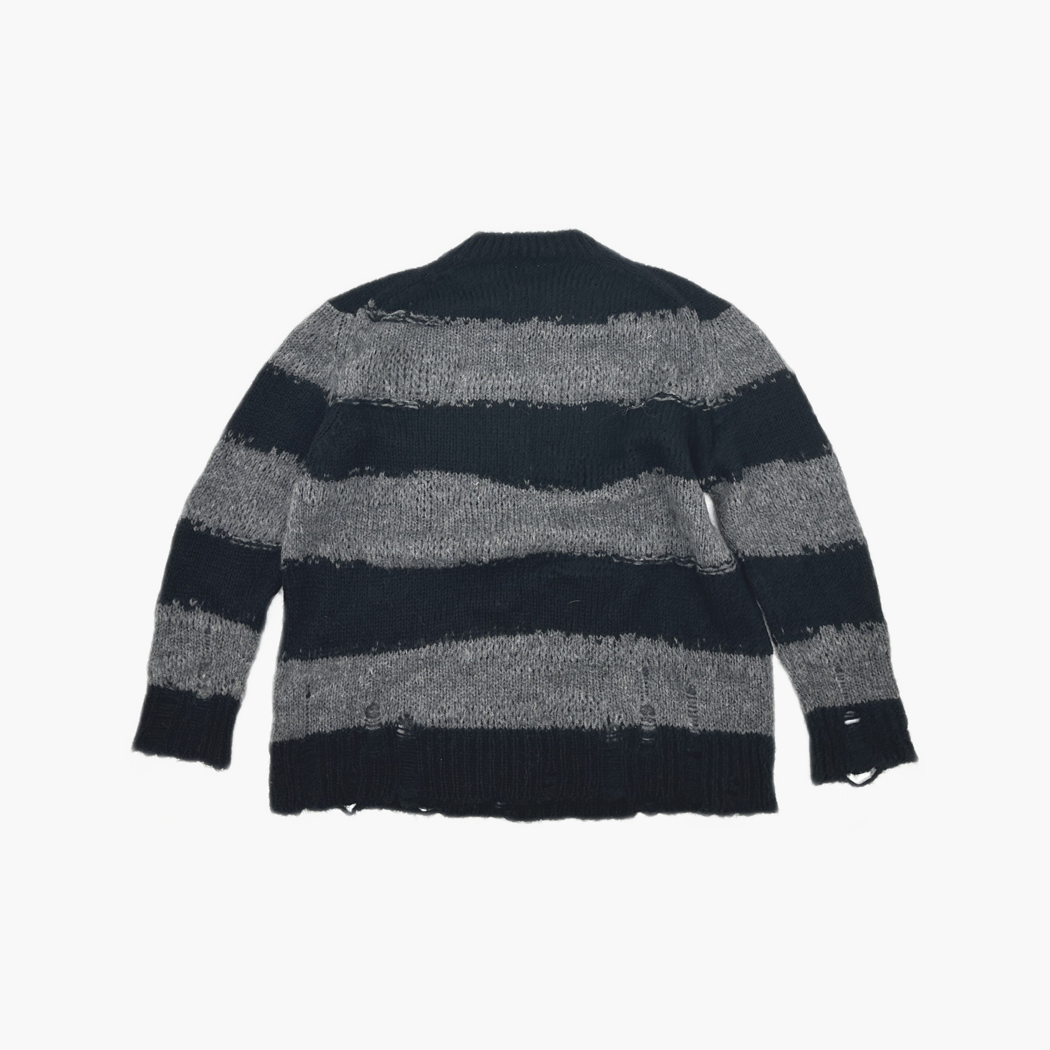 Acne Studios Acne Studios Striped Distressed Mohair Sweater XS Size XS / US 0-2 / IT 36-38 - 3 Thumbnail