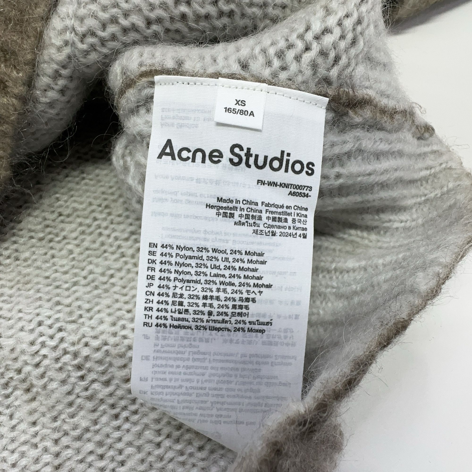 Acne Studios Acne Studios Mohair Blend Cardigan XS Size XS / US 0-2 / IT 36-38 - 4 Thumbnail