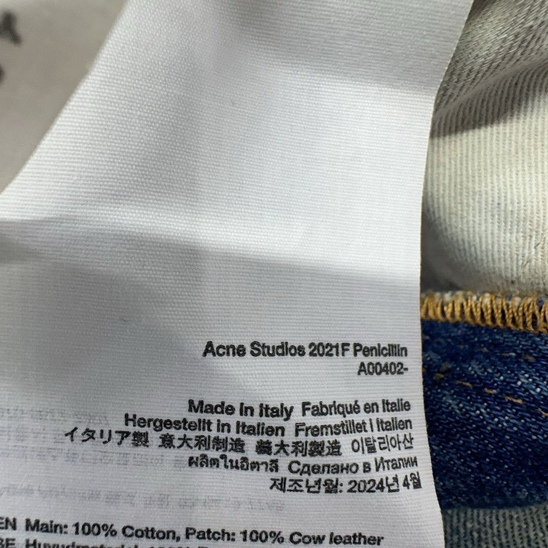Acne Studios Acne Studios Distressed Penicillin Jeans 24 Size 24" / US 00 / IT 34 - 5 Thumbnail