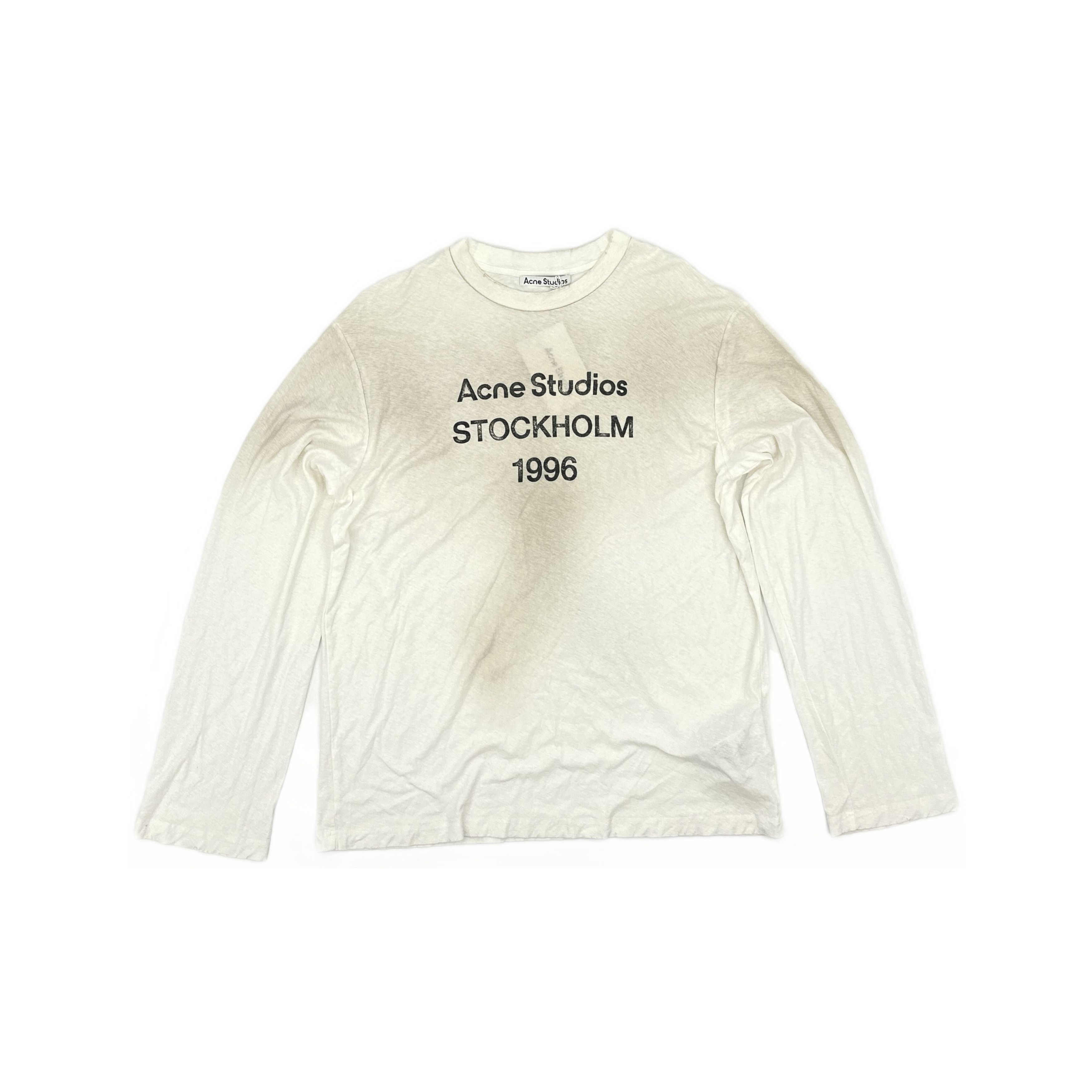 Acne Studios Acne Studios Stockholm 1996 Distressed Long Sleeve Size M Size US M / EU 48-50 / 2 - 2 Thumbnail