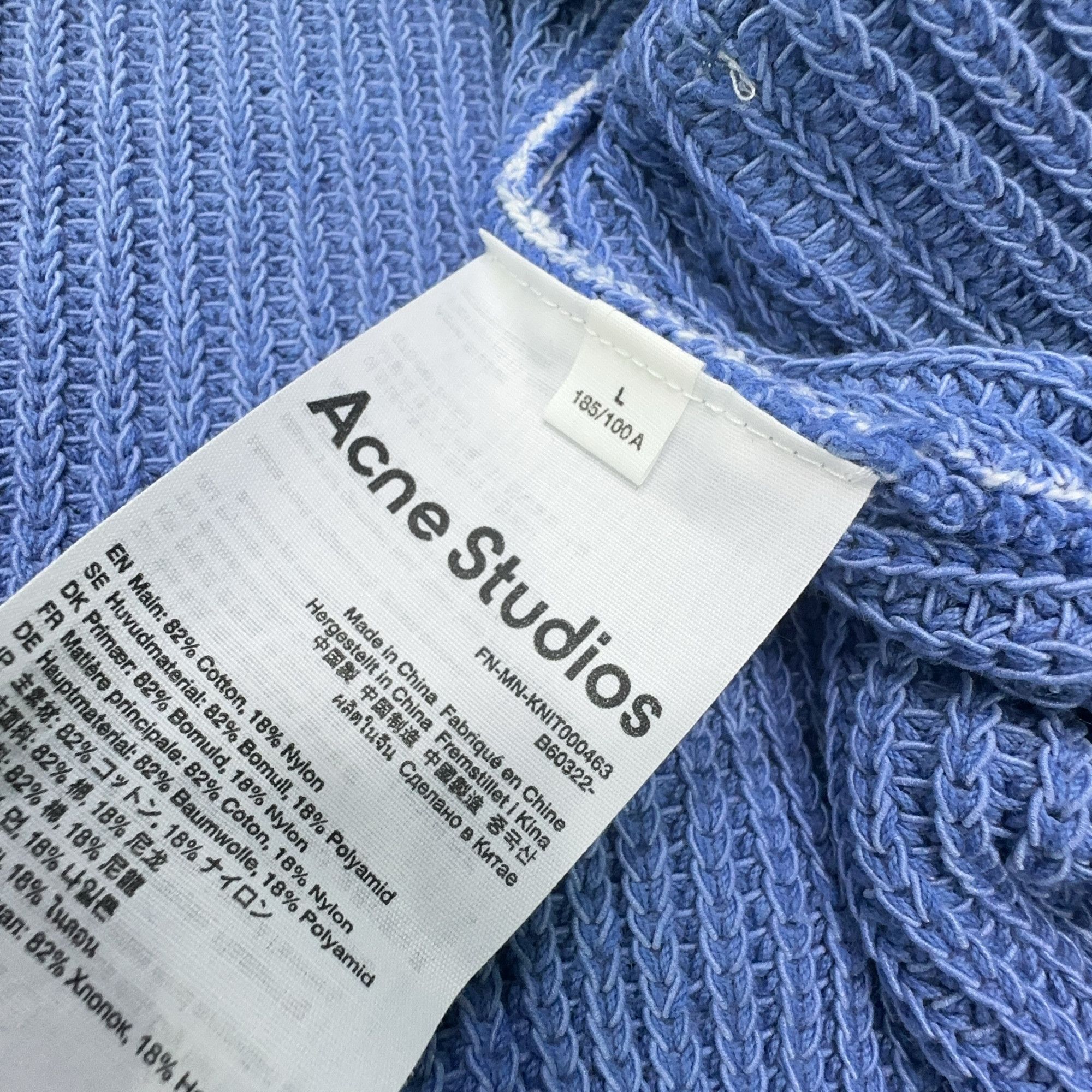 Acne Studios Acne Studios Washed Knit Sweater Size L Size US L / EU 52-54 / 3 - 5 Thumbnail