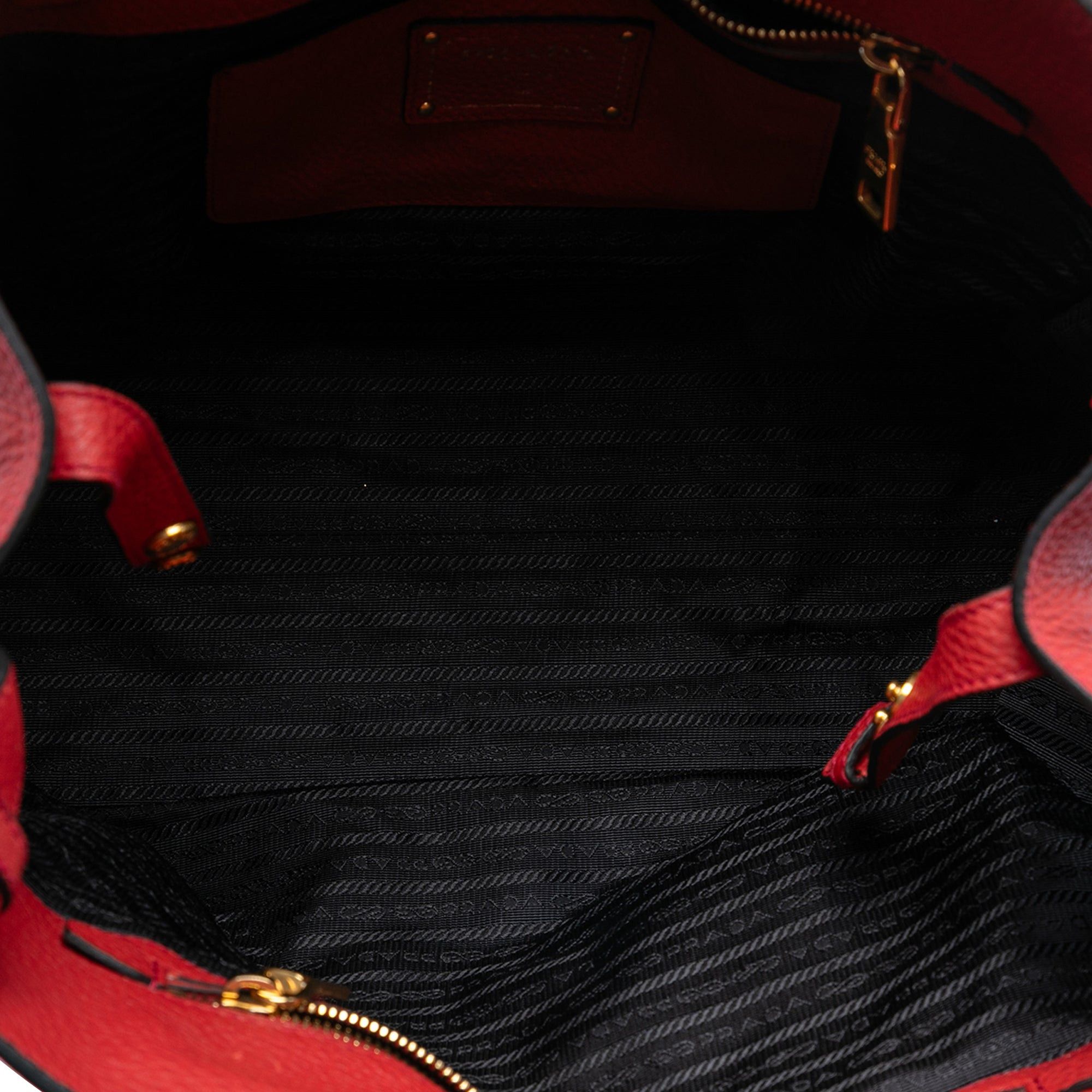 Prada Vitello Daino Open Convertible Tote Size ONE SIZE - 4 Thumbnail