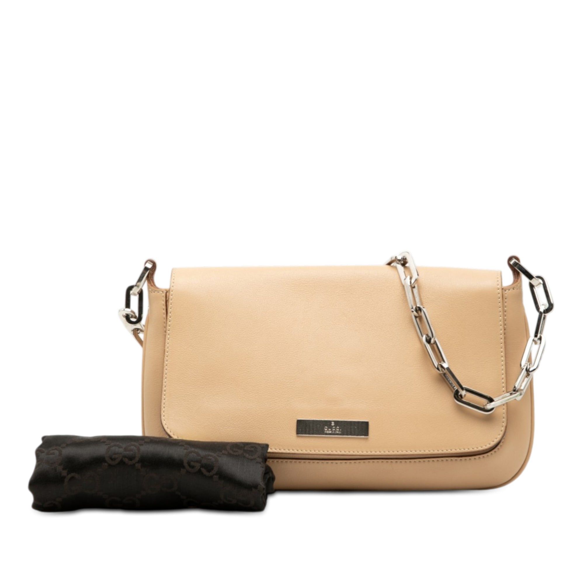 Gucci Leather Chain Shoulder Bag Size ONE SIZE - 8 Thumbnail