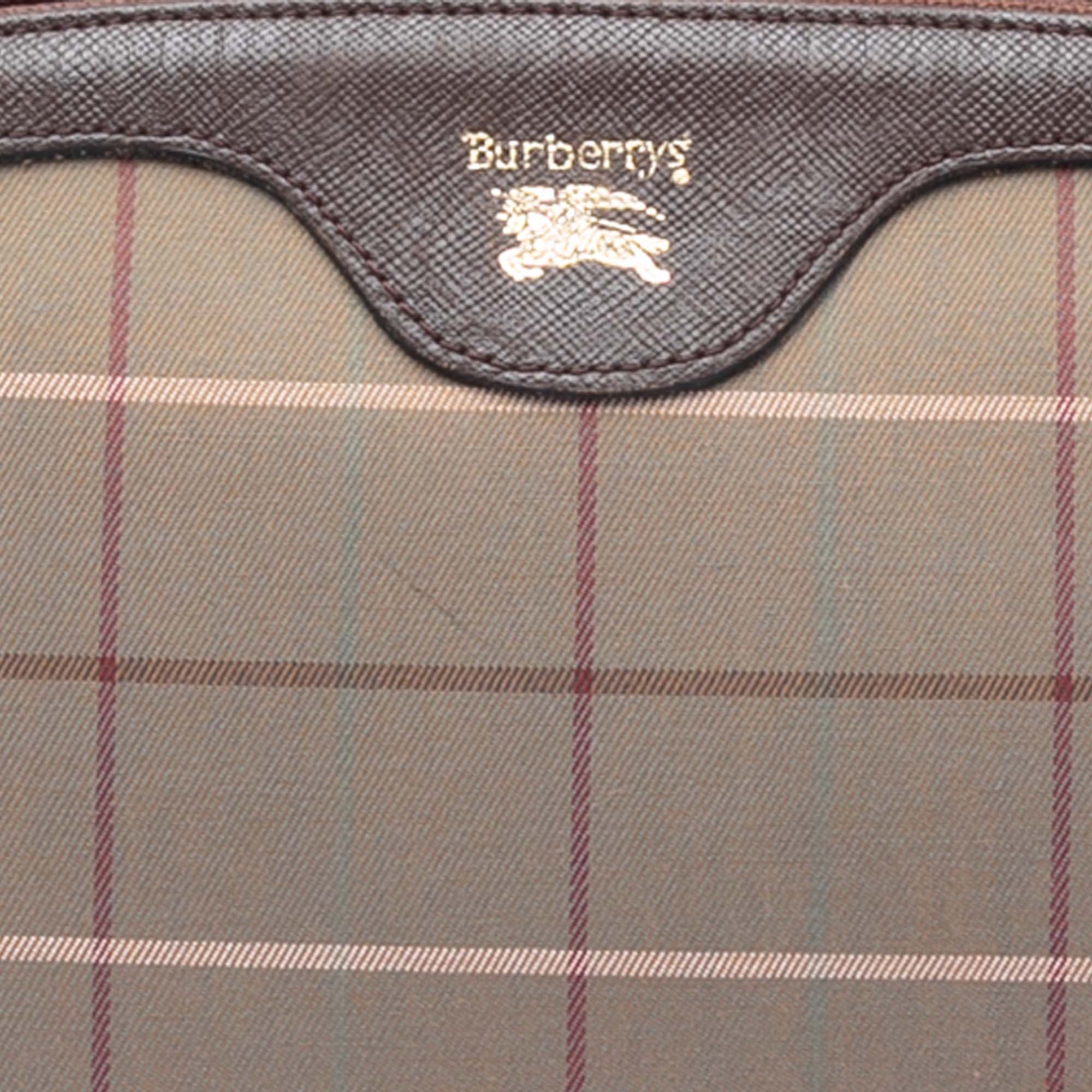Burberry Vintage Check Canvas Clutch Size ONE SIZE - 6 Thumbnail