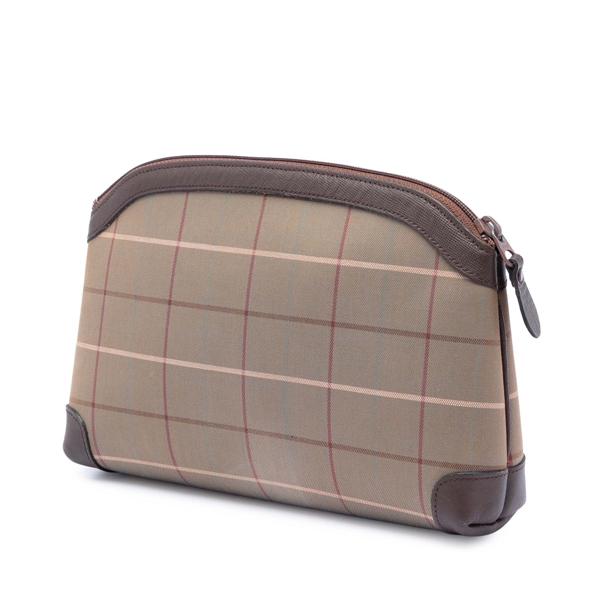 Burberry Vintage Check Canvas Clutch Size ONE SIZE - 2 Thumbnail