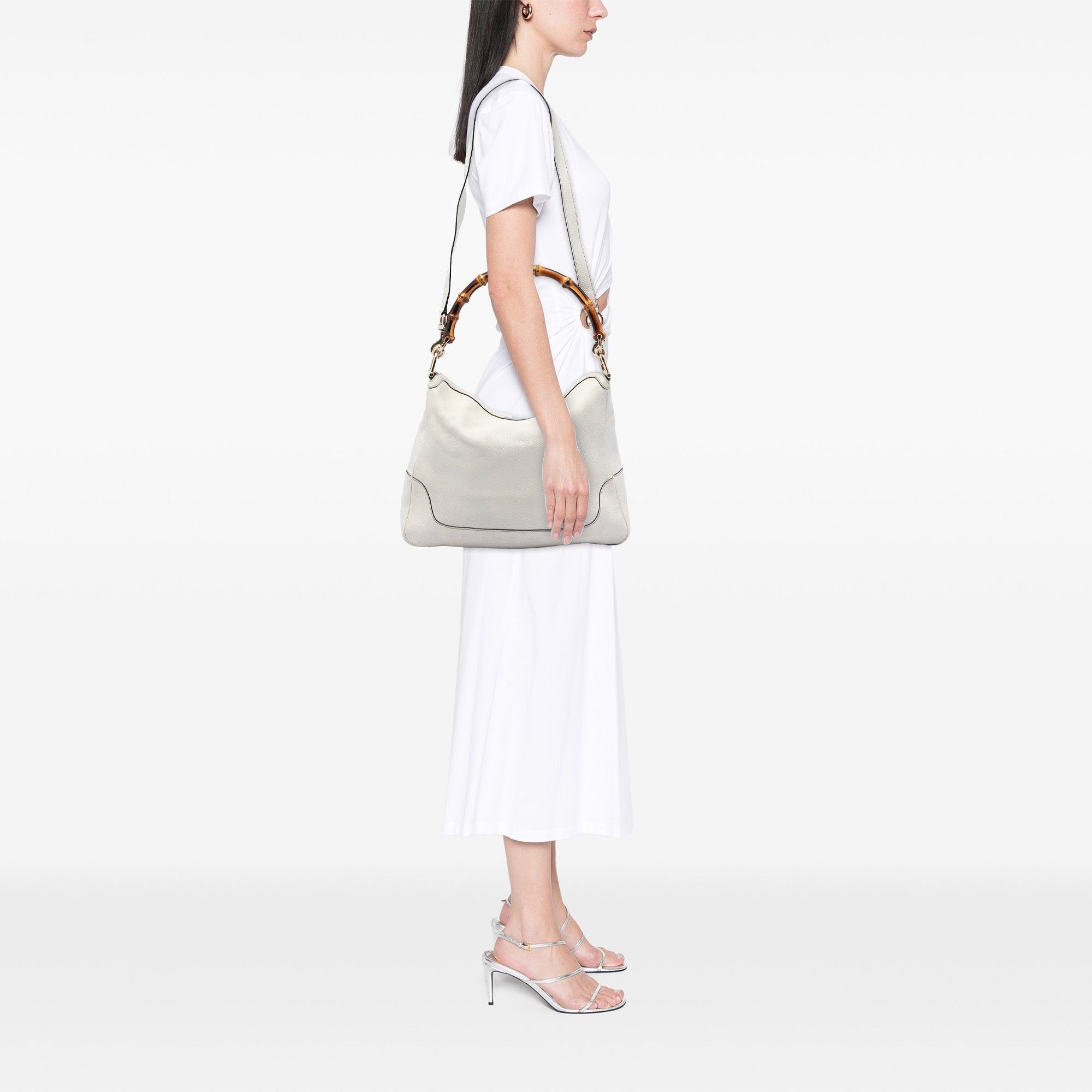 Gucci Calfskin Bamboo Diana Satchel Size ONE SIZE - 7 Thumbnail