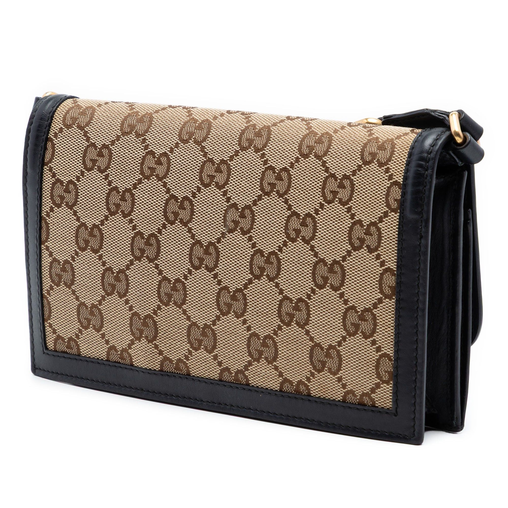 Gucci GG Canvas Lady Web Wallet On Strap Size ONE SIZE - 2 Thumbnail